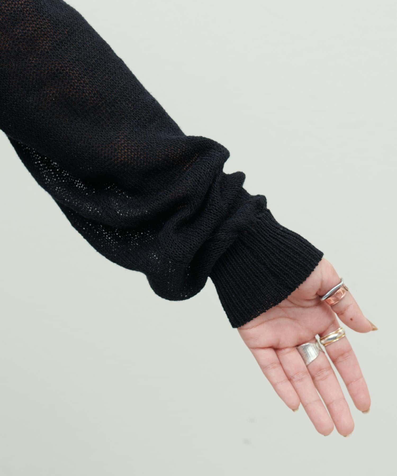 NICE CLAUP / OLIVE des OLIVE OUTLET(ナイスクラップ  / オリーブ デ オリーブ アウトレット) 【LARUTA】綿麻シアーニット