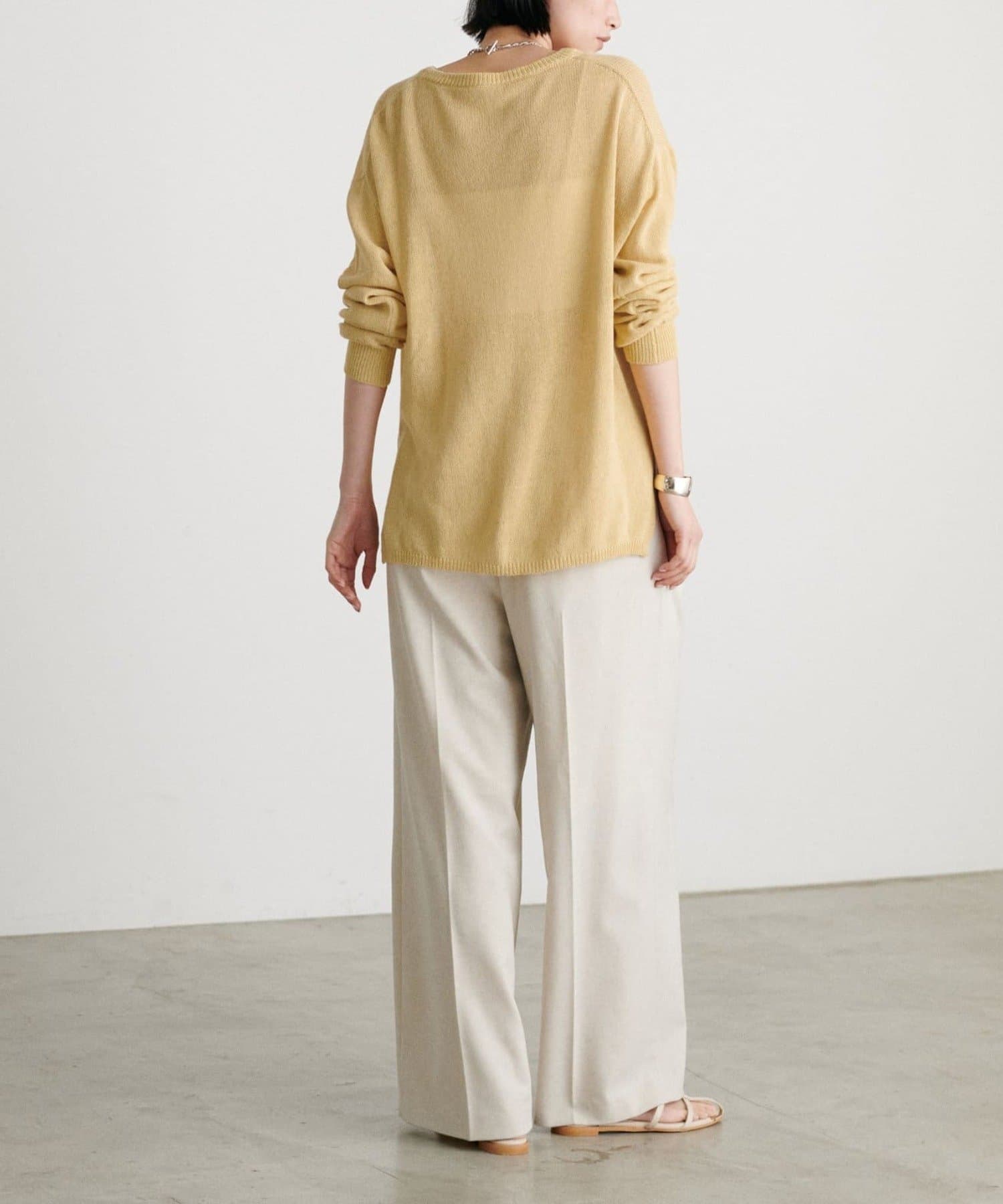 NICE CLAUP / OLIVE des OLIVE OUTLET(ナイスクラップ  / オリーブ デ オリーブ アウトレット) 【LARUTA】綿麻シアーニット