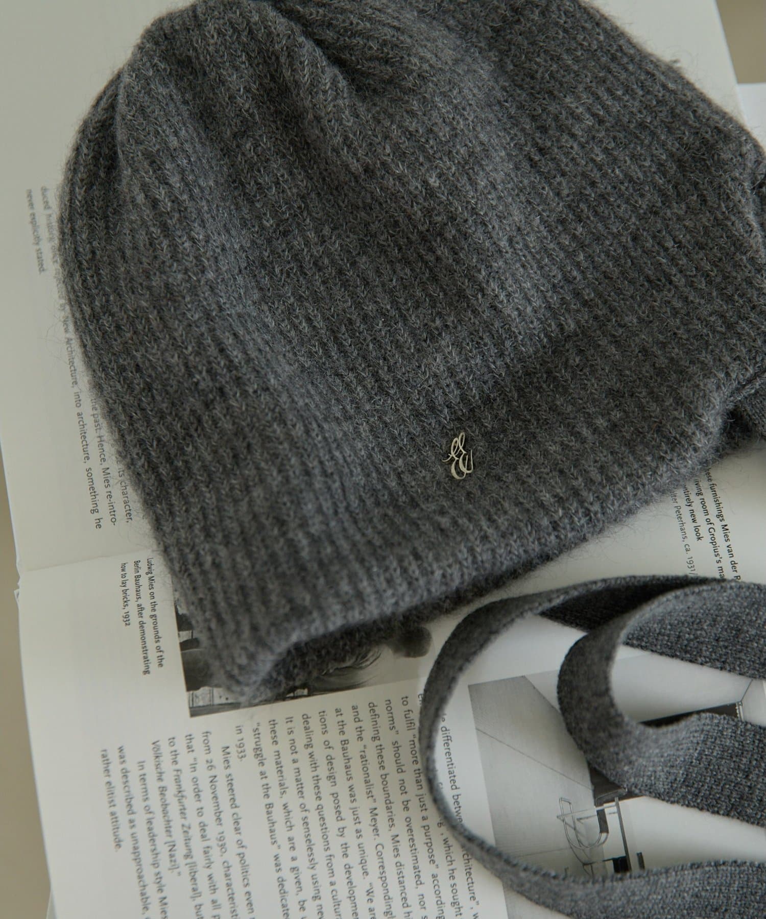Whim Gazette(ウィム ガゼット) 【ENTWURFEIN】WOOL KNIT CAP