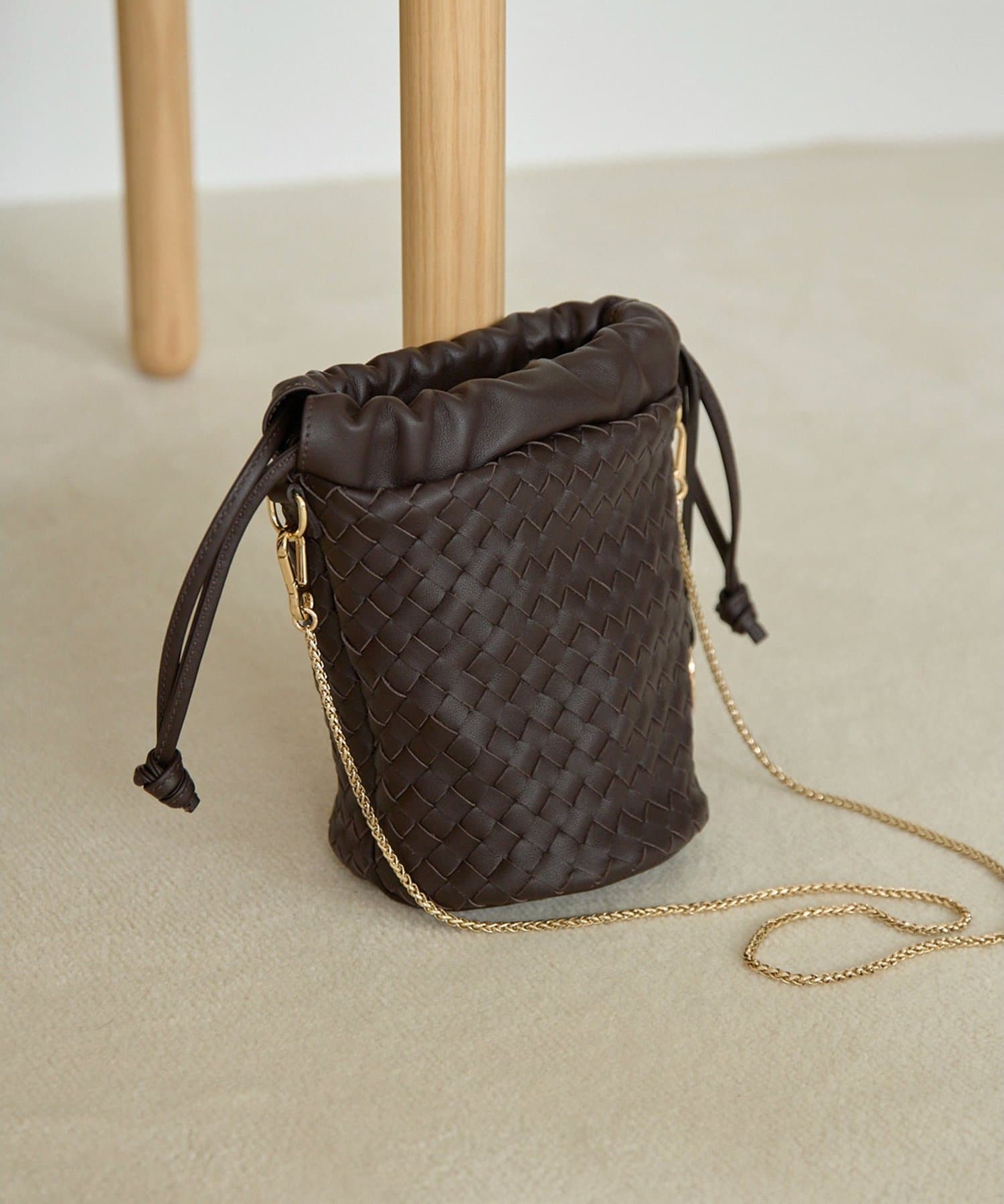 Whim Gazette(ウィム ガゼット) 【INNUE】Drawstring bag