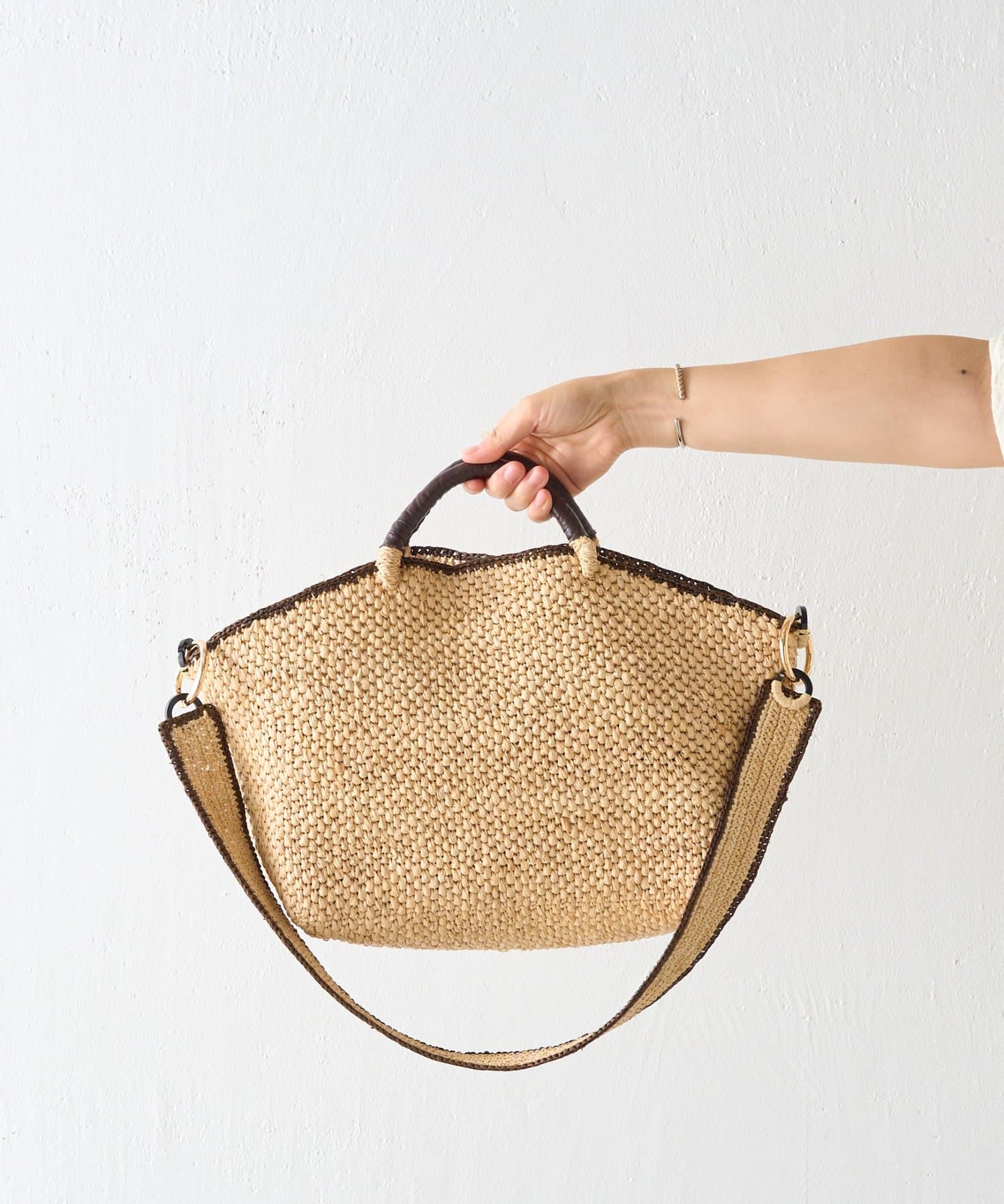 【極美品】BEARDSLEY ビアズリー ラフィア トートバッグ 大容量 a point etc》ラフィアトートバッグ | BEARDSLEY(ビアズリー