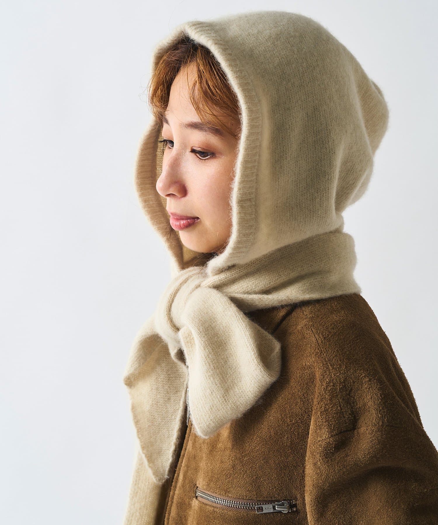 Whim Gazette(ウィム ガゼット) 【THROW】別注カラー Hoodie Scarf