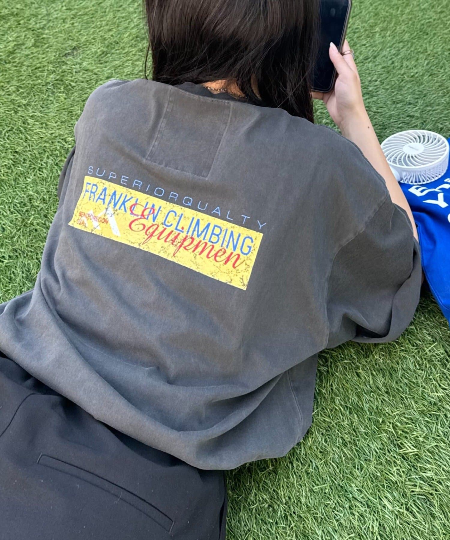 CIAOPANIC TYPY(チャオパニックティピー) 【Franklin Climbing】ユニセックスイエローロゴプリントTEE