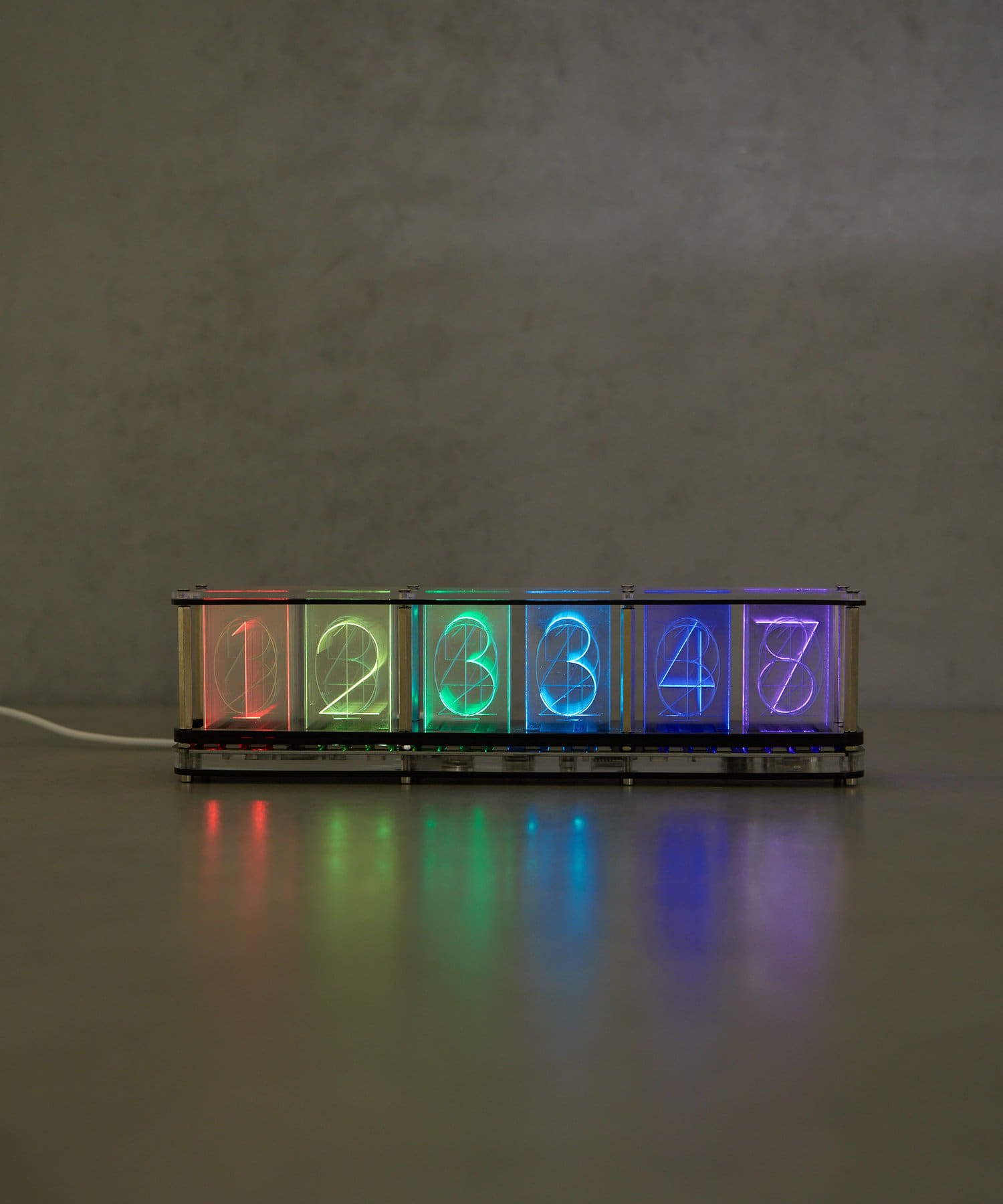BIRTHDAY BAR(バースデイバー) RGB TUBE CLOCK　RGBチューブクロック
