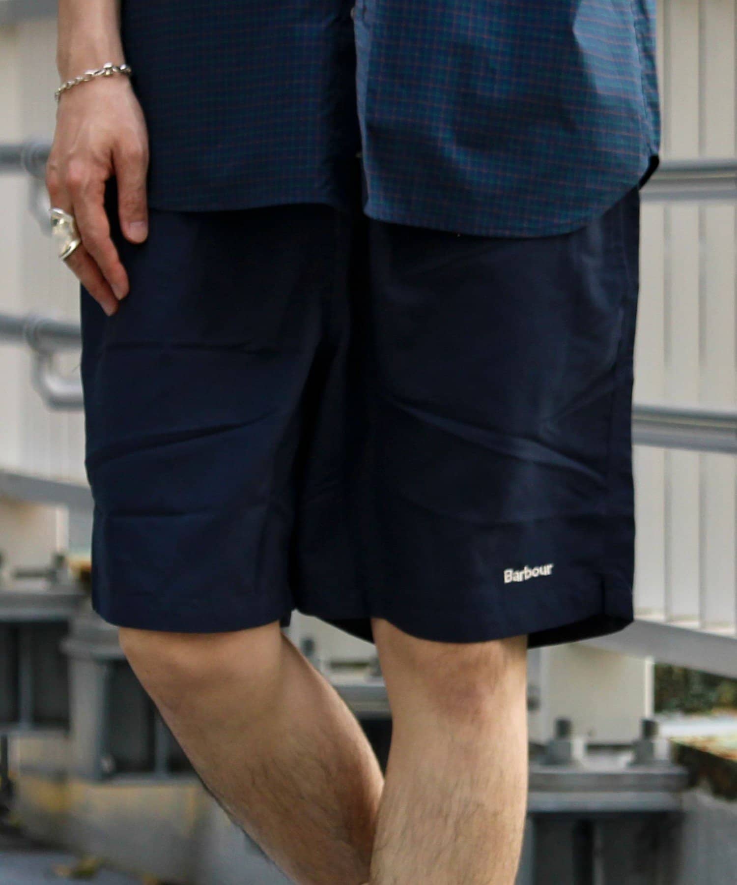 FREDY & GLOSTER(フレディ アンド グロスター) 【BARBOUR/バブアー】staple logo 7 swim short