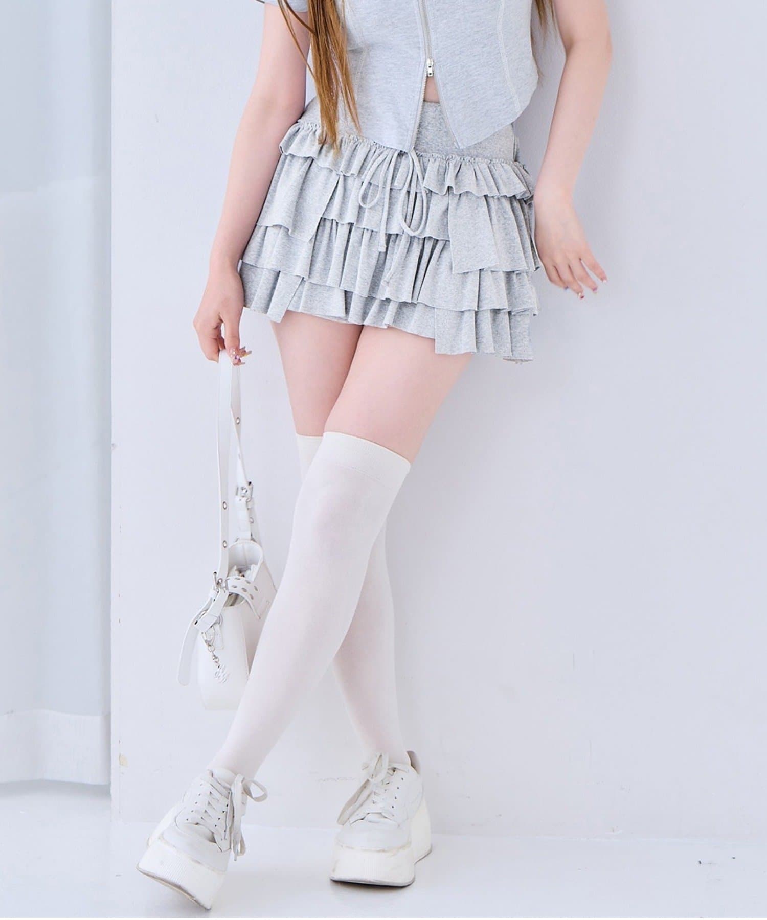 one after another NICE CLAUP(ワンアフターアナザー ナイスクラップ) カットフリルショーパン