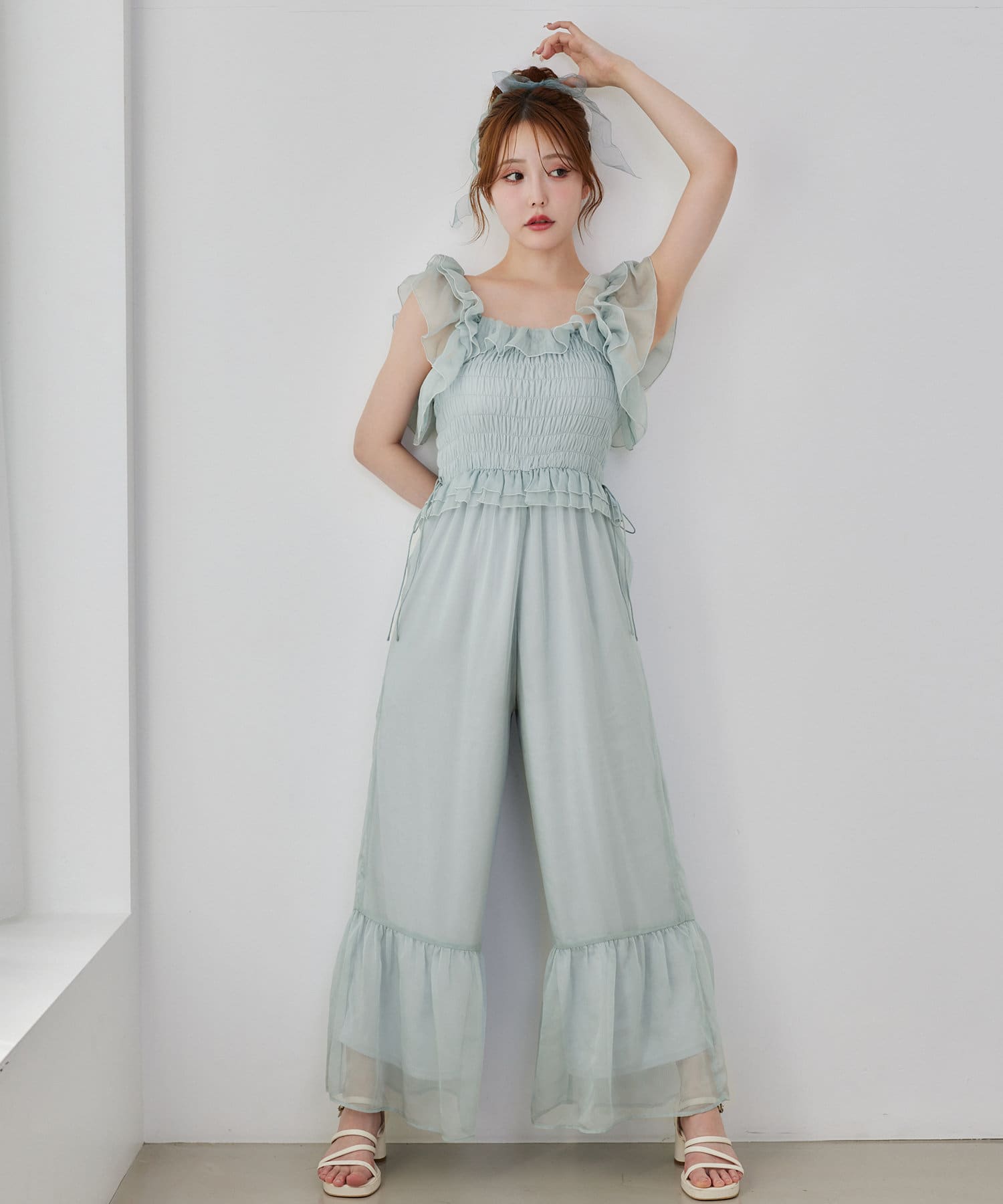 one after another NICE CLAUP(ワンアフターアナザー ナイスクラップ) 【Fluffy Romance collection】シャーリングロンパース