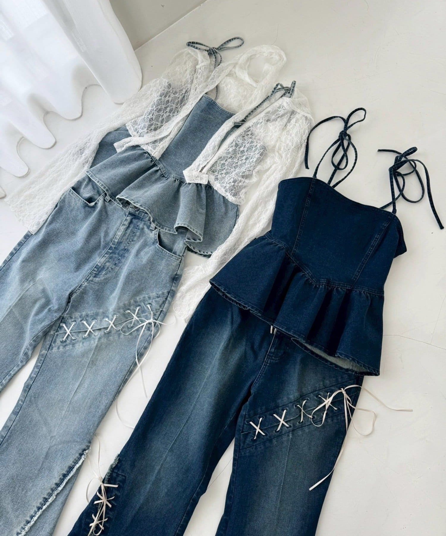 one after another NICE CLAUP(ワンアフターアナザー ナイスクラップ) 【お揃いcollection】デニムパンツ
