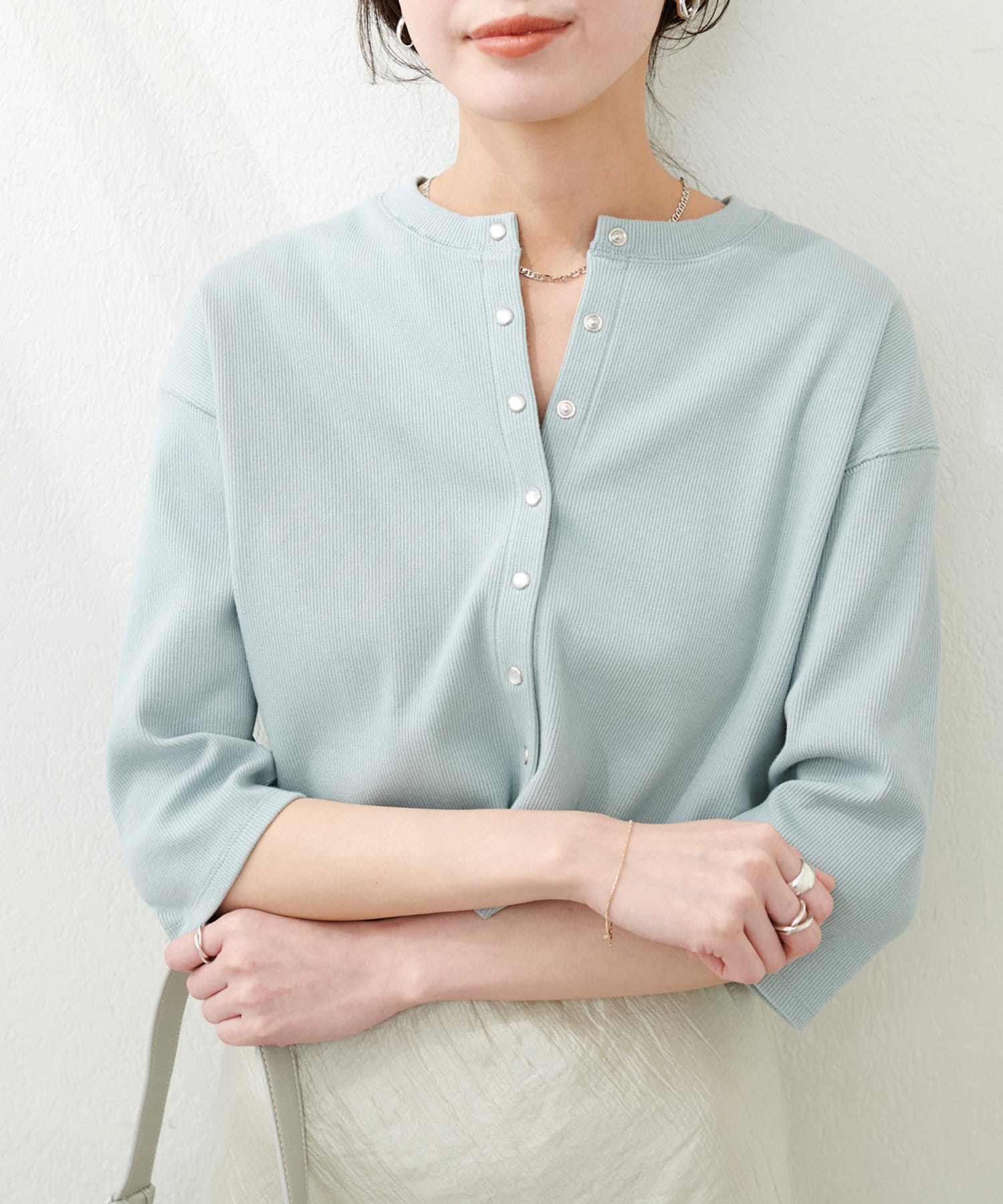 NICE CLAUP / OLIVE des OLIVE OUTLET(ナイスクラップ  / オリーブ デ オリーブ アウトレット) 【natural couture】カーデ付きリブワンピース