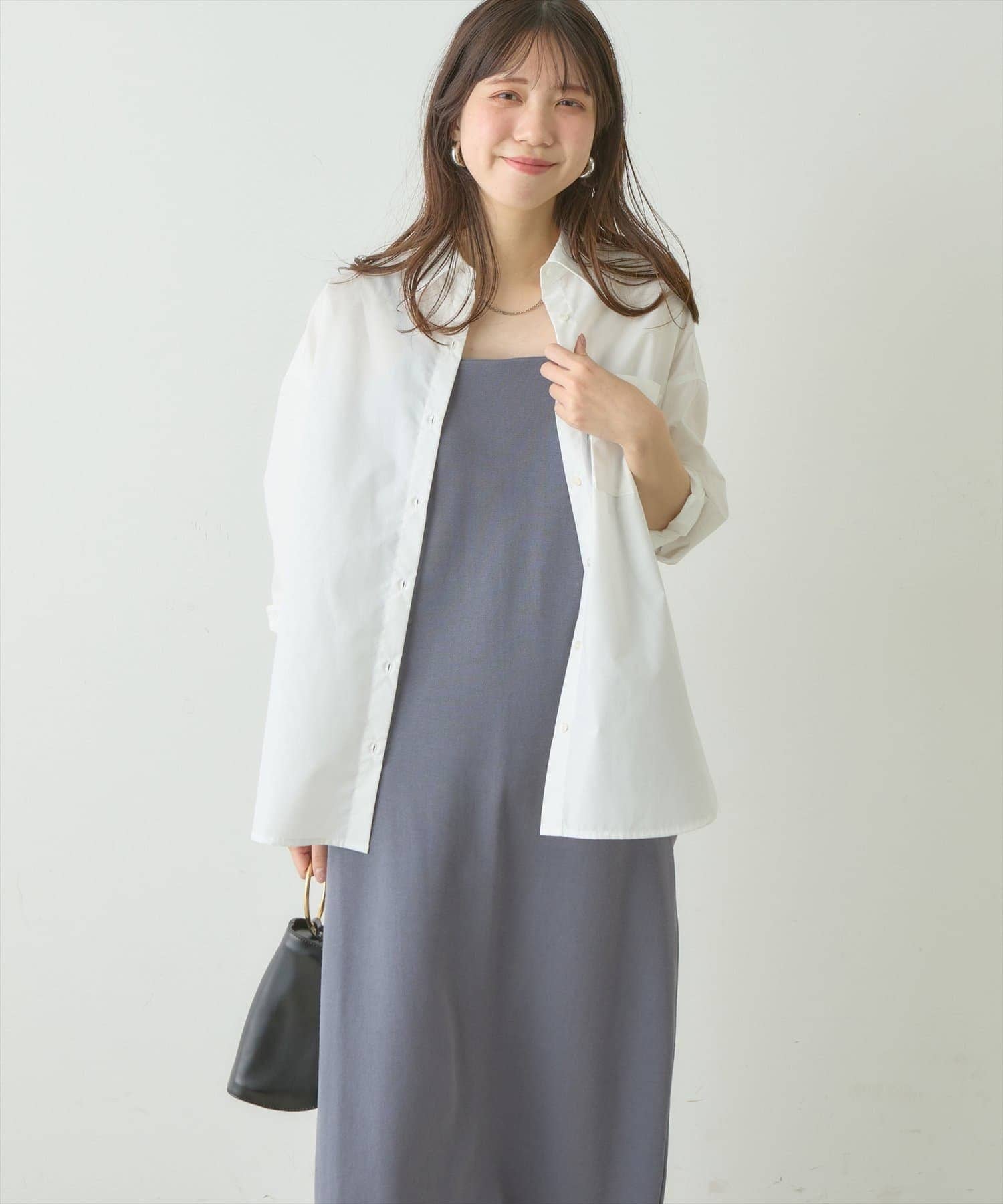 NICE CLAUP / OLIVE des OLIVE OUTLET(ナイスクラップ  / オリーブ デ オリーブ アウトレット) 【natural couturカップ付きカットソーキャミワンピース
