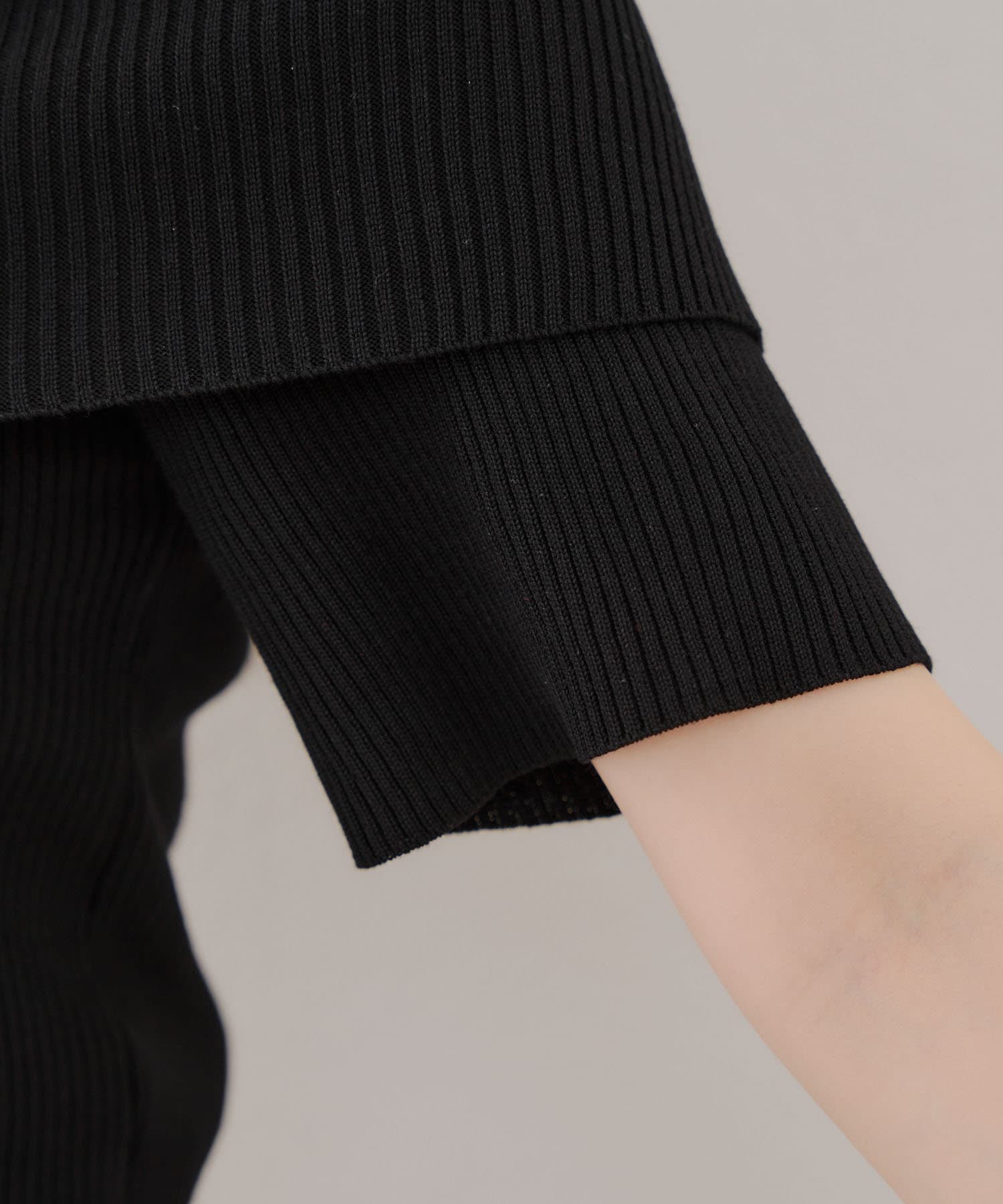 NICE CLAUP / OLIVE des OLIVE OUTLET(ナイスクラップ  / オリーブ デ オリーブ アウトレット) 【RMAF】チョーカー付ケープニット