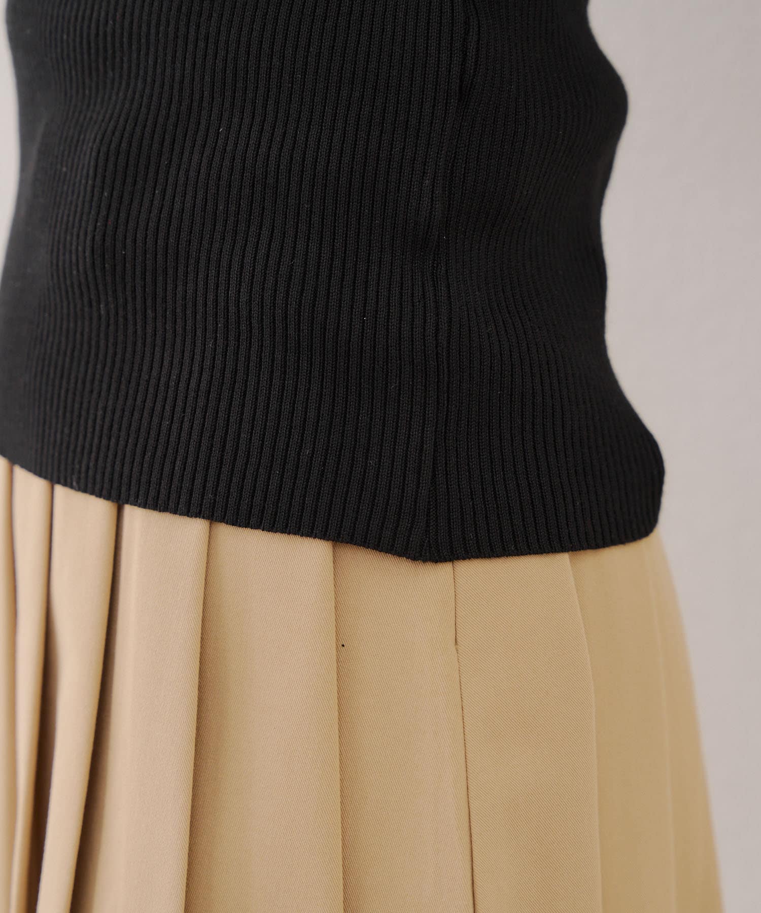 NICE CLAUP / OLIVE des OLIVE OUTLET(ナイスクラップ  / オリーブ デ オリーブ アウトレット) 【RMAF】チョーカー付ケープニット