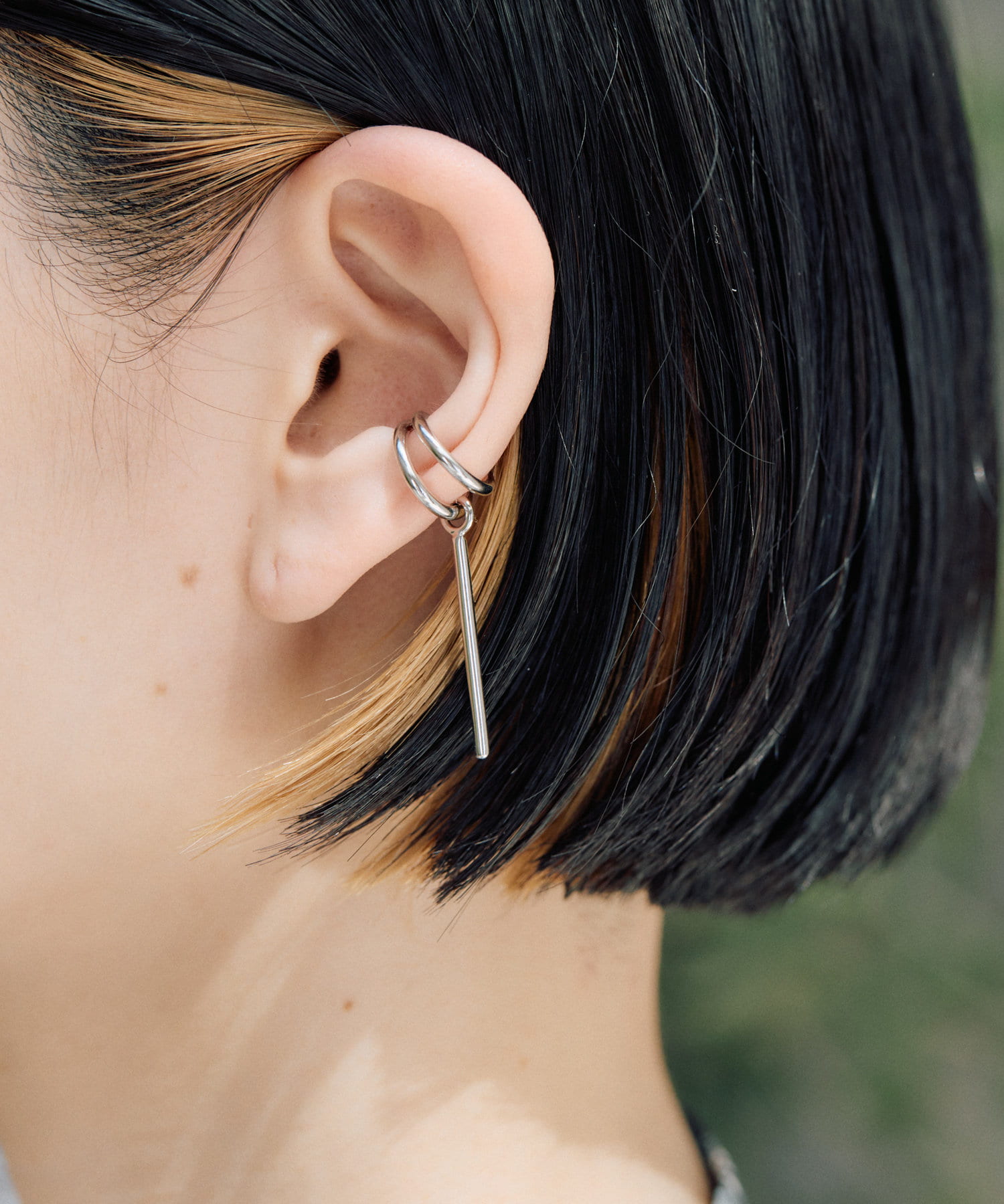 ear PAPILLONNER(イア パピヨネ) シンプルバーイヤーカフ