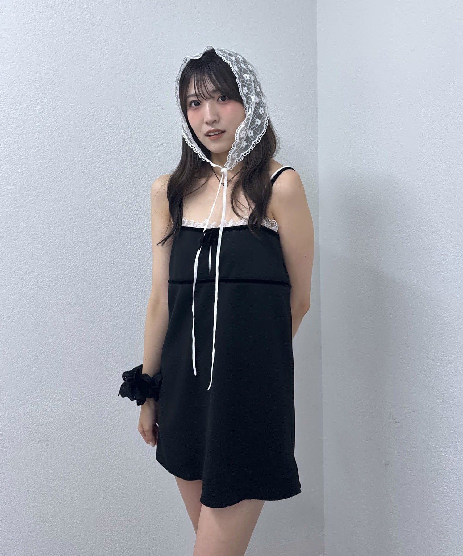 M'S GRACY リボン付きミニワンピース　日本製ベロアワンピース M'S GRACY リボン付きミニワンピース 日本製ベロアワンピース