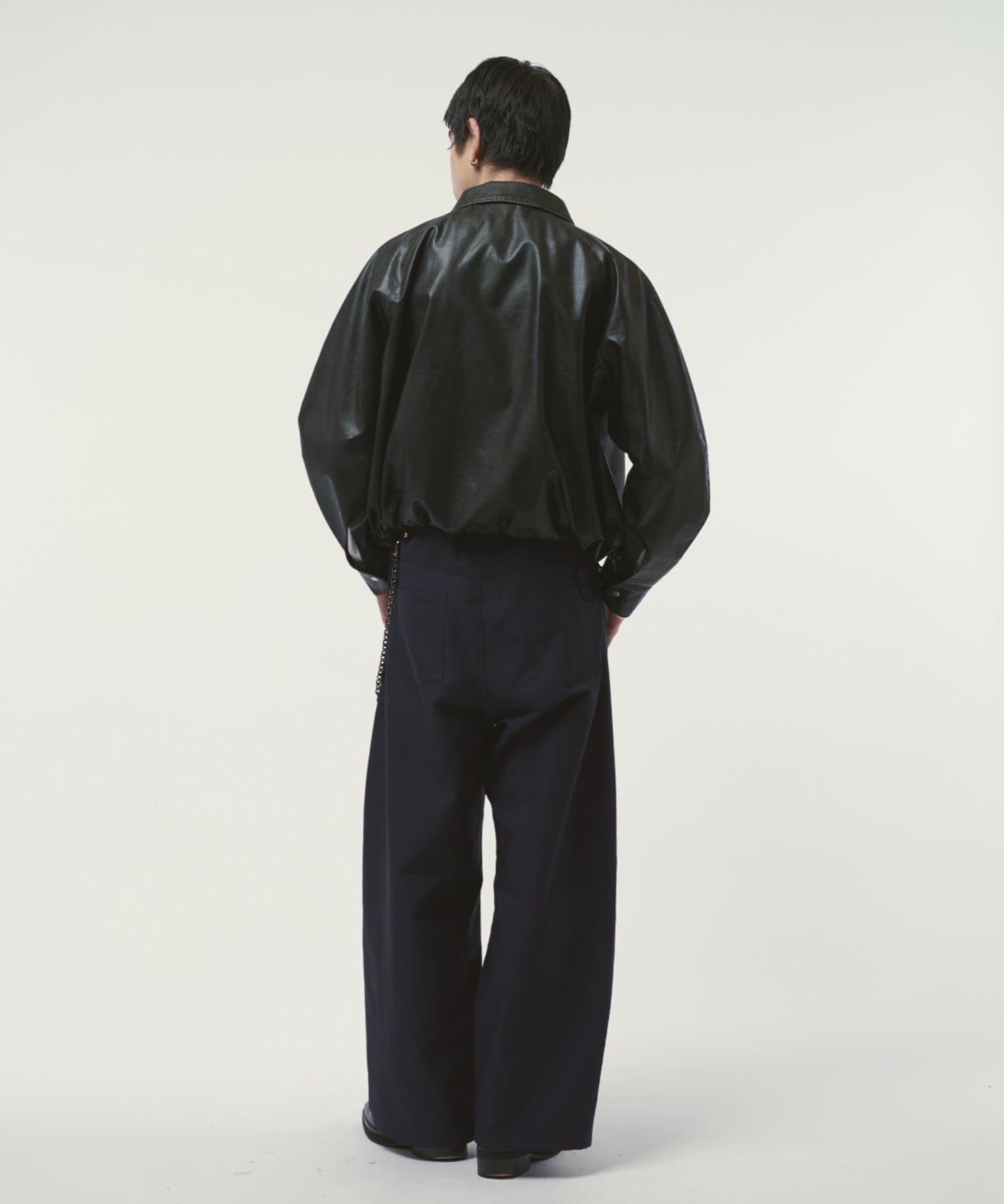 Lui's(ルイス) グランジシンセティックレザーバルーンブルゾン