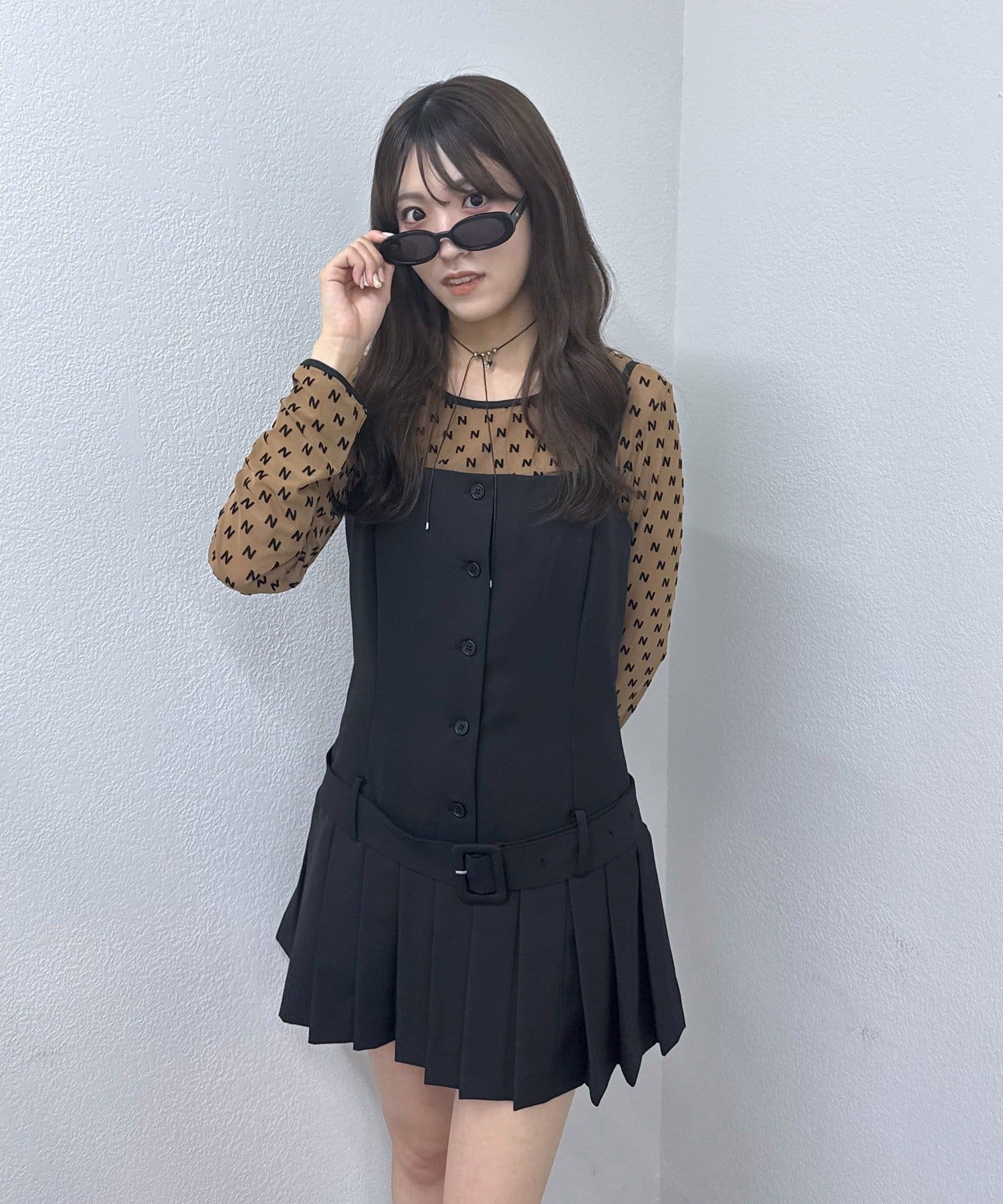 mline(エムライン) [mline]ベルトミニバレエコアワンピ