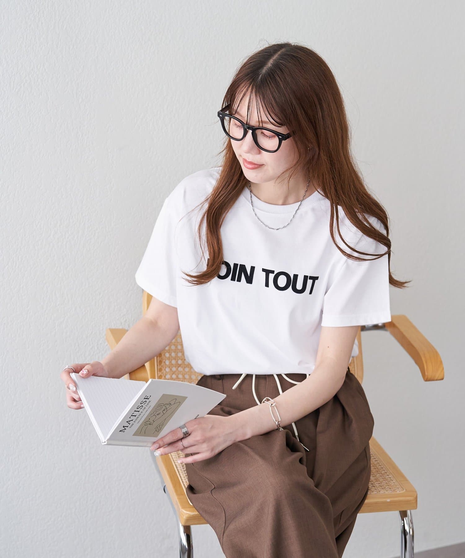 DISCOAT(ディスコート) シンプルロゴTシャツ