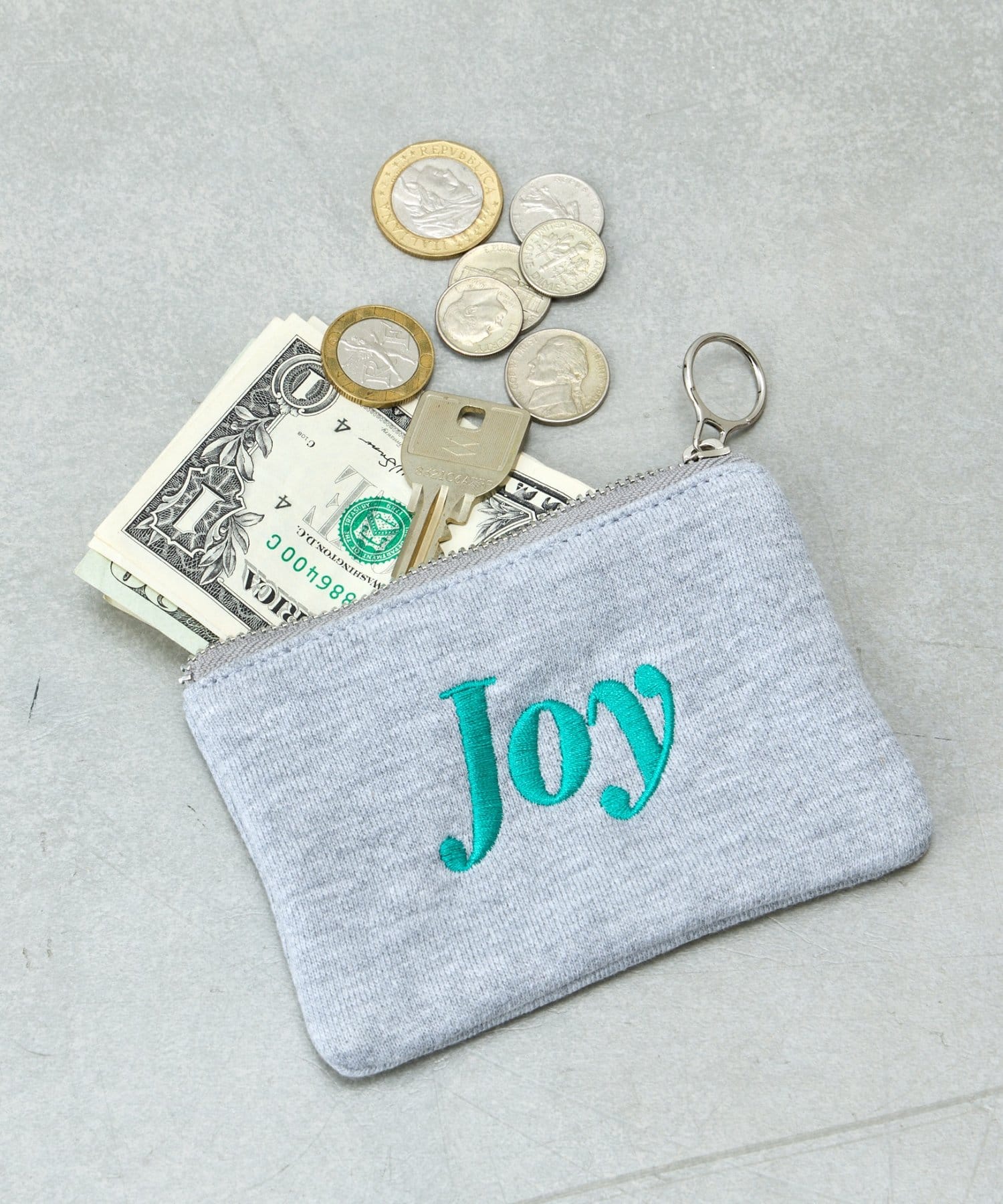 BIRTHDAY BAR(バースデイバー) スウェットロゴ刺繍ミニポーチ