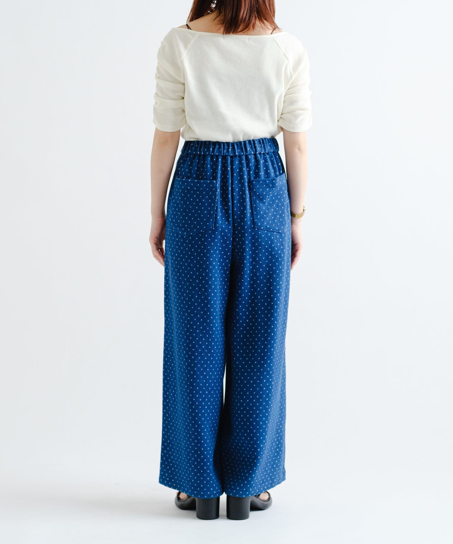 OUTLET(アウトレット) 【Kastane】デニムライクワイドパンツ