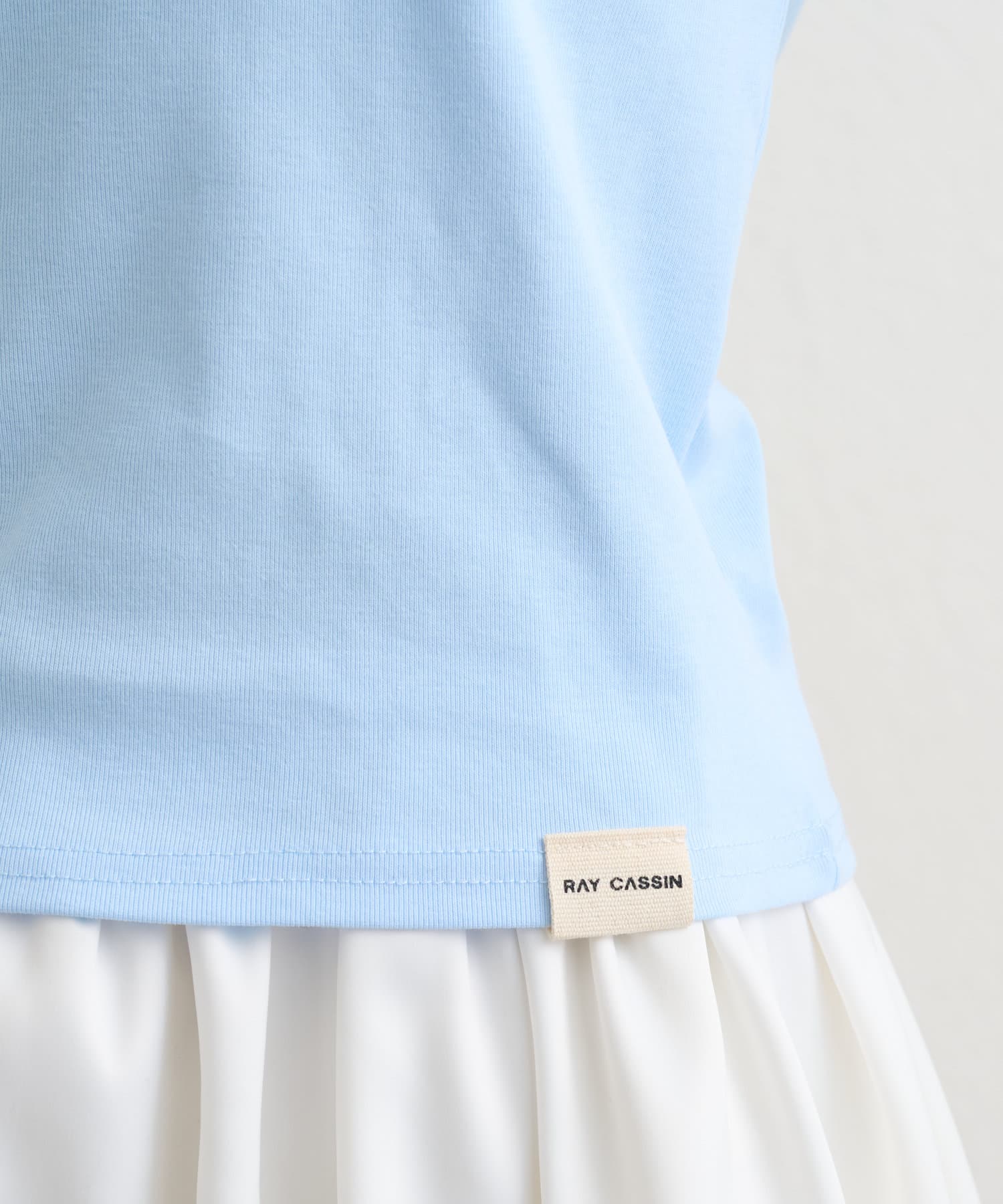 OUTLET(アウトレット) 【RAY CASSIN】リンガーロゴチビTシャツ