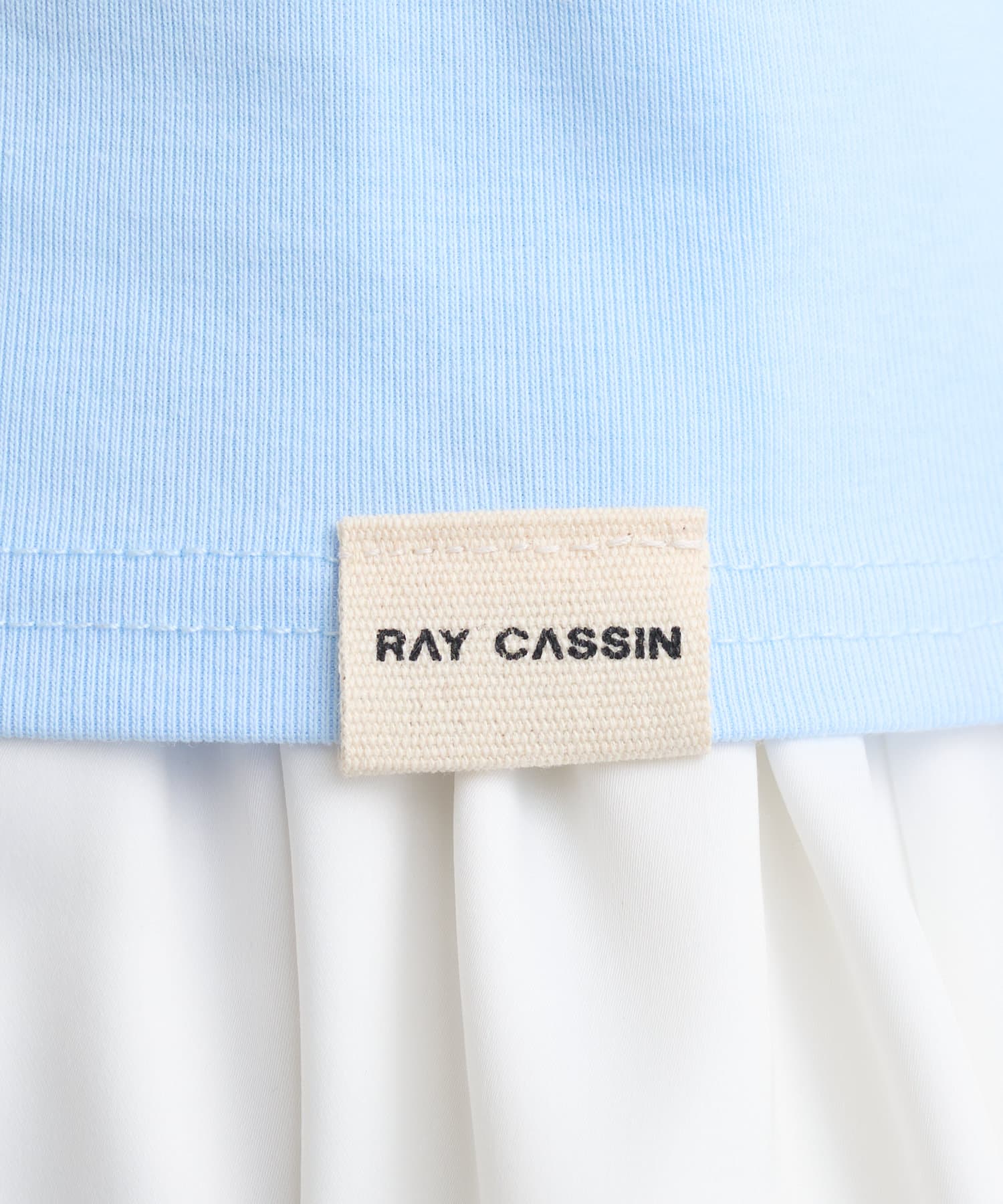 OUTLET(アウトレット) 【RAY CASSIN】リンガーロゴチビTシャツ