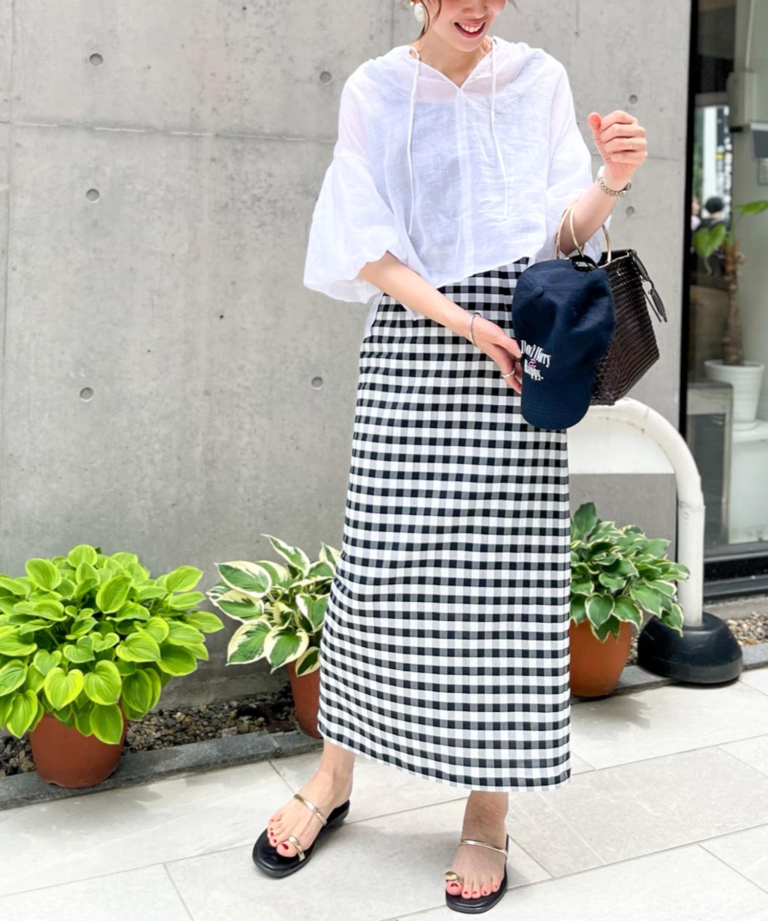 【NOLLEY'S】シアーラミー袖バルーンブラウス ホワイト 25SS NOLLEY'S ブラウス シャツ 「WEB限定カラーあり」シアーラミー袖