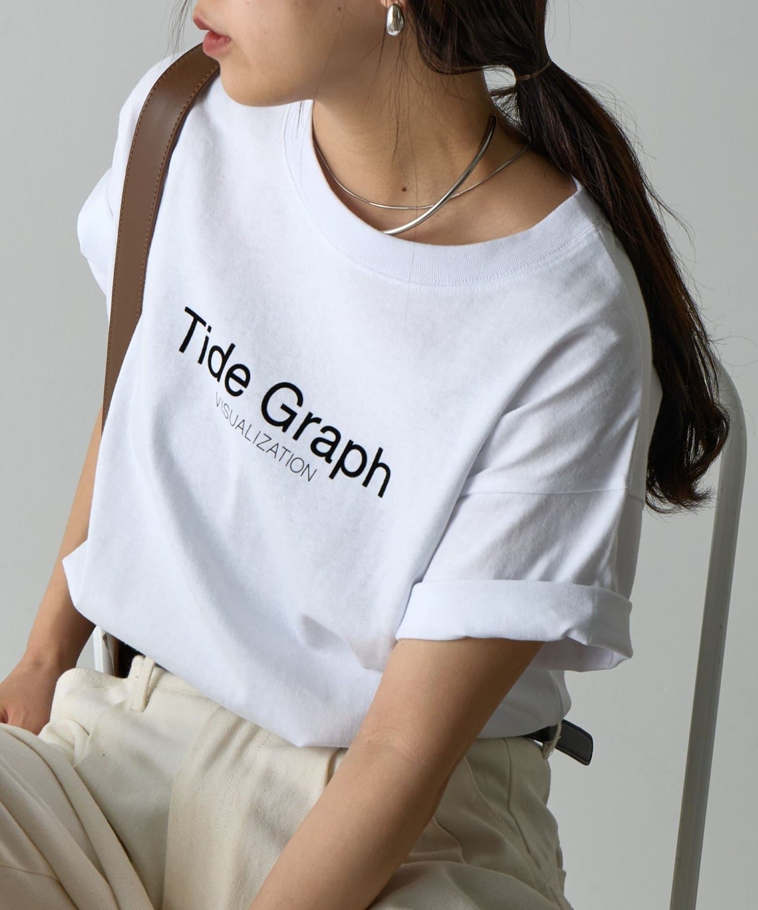 COLONY 2139(コロニー トゥーワンスリーナイン) TideGraphプリントＴシャツ