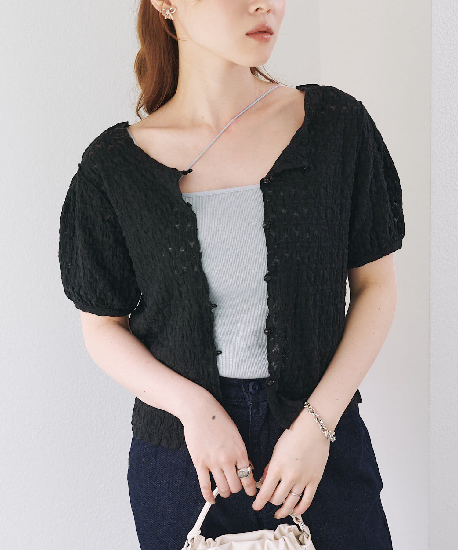 Kastane(カスタネ) 【2WAY/一部店舗のみ入荷】フクレジャガードTEE