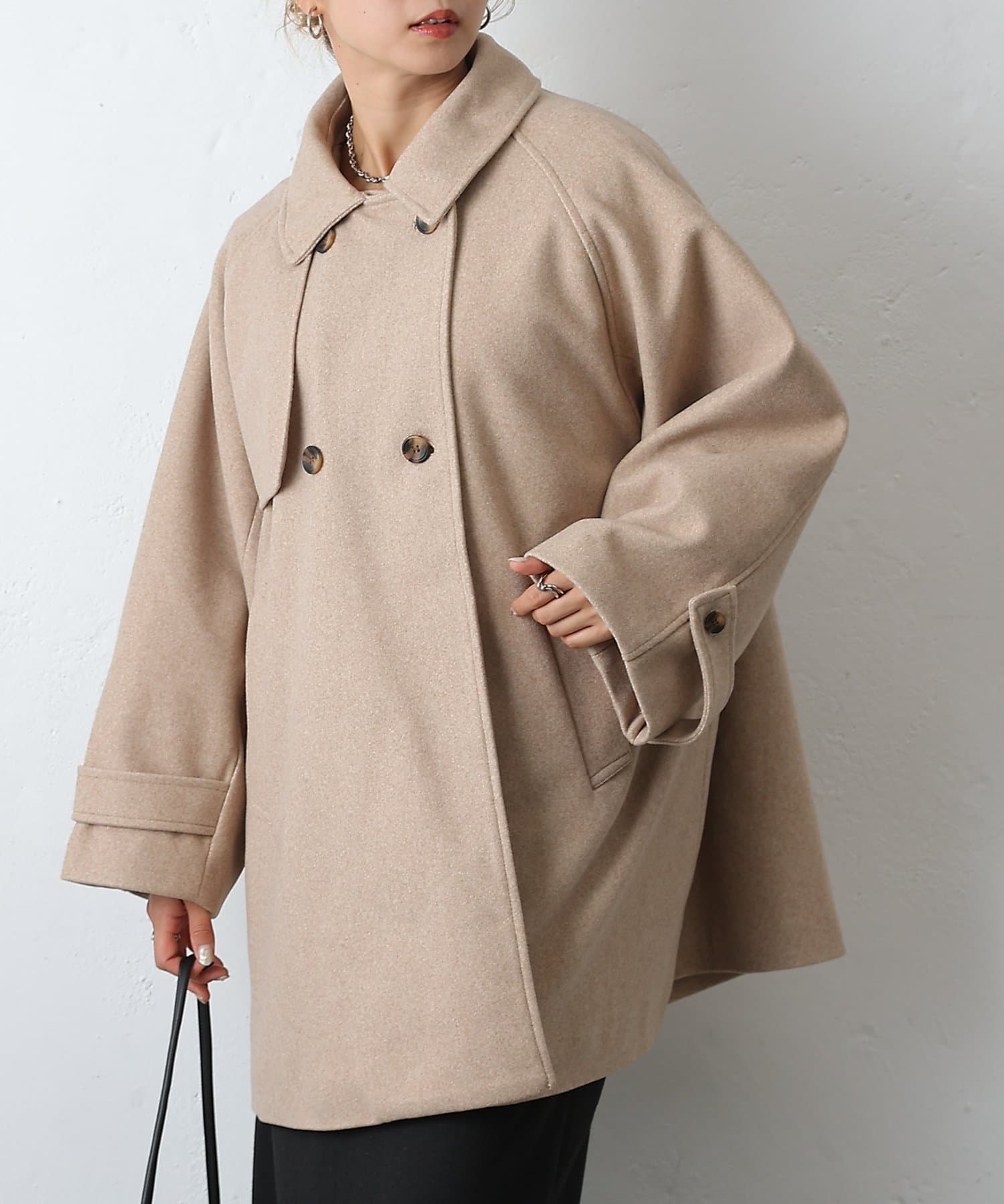 COLONY 2139(コロニー トゥーワンスリーナイン) 【リバイバル】ラグランスリーブフレアコート