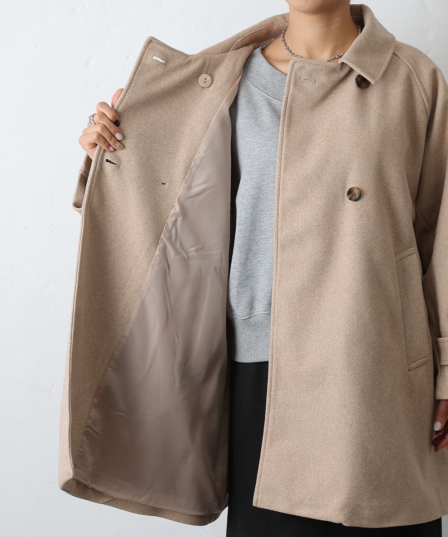 COLONY 2139(コロニー トゥーワンスリーナイン) 【リバイバル】ラグランスリーブフレアコート