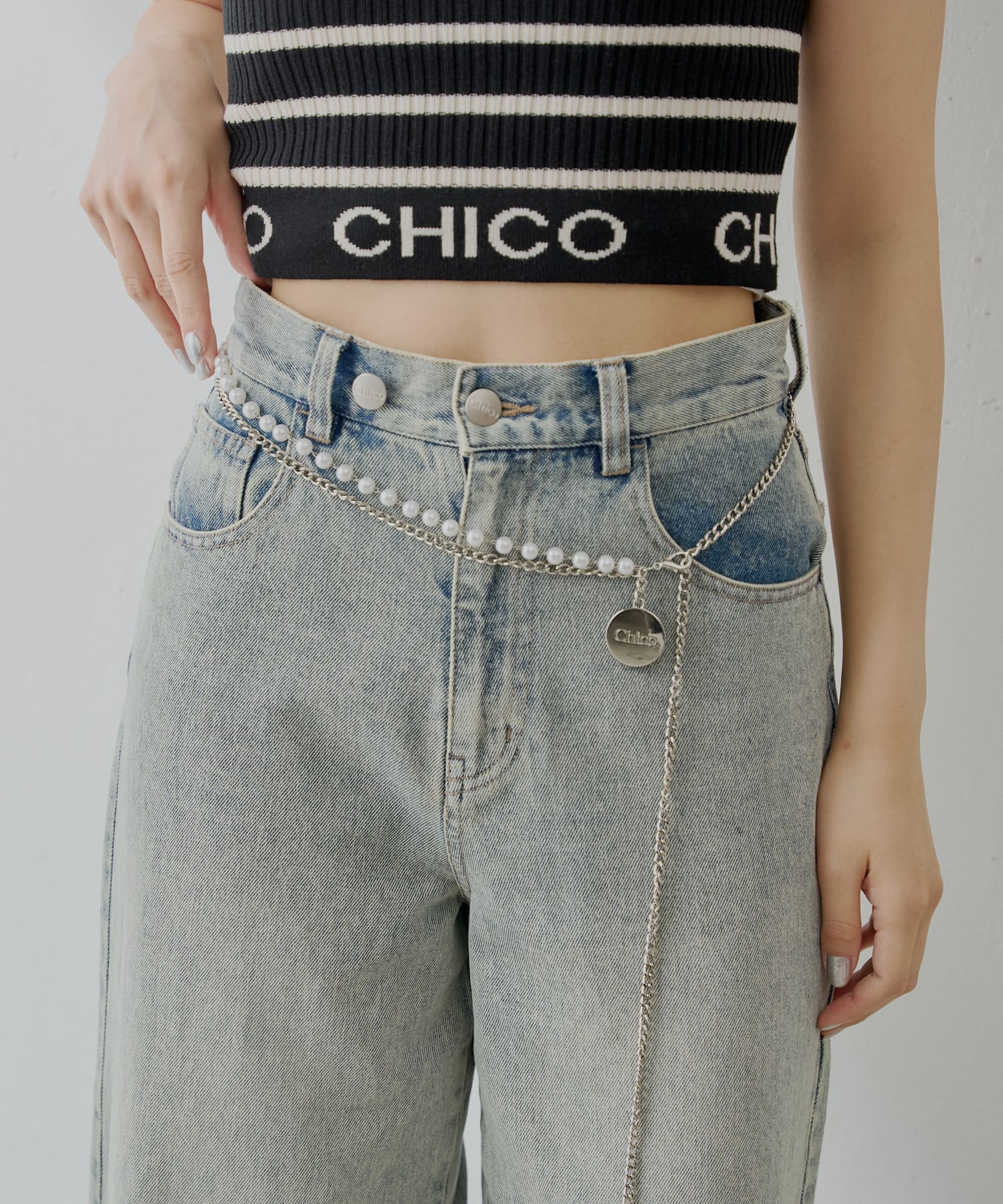 Chico(チコ) パールチェーンベルト