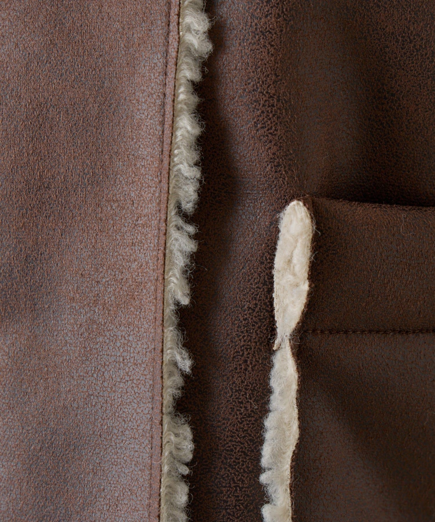 COLONY 2139(コロニー トゥーワンスリーナイン) フェイクスエードムートンブルゾン