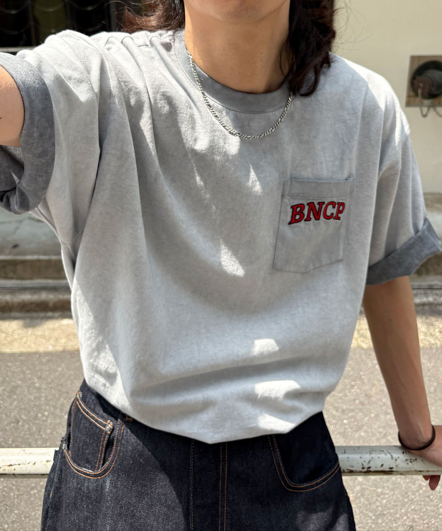 CIAOPANIC(チャオパニック) スーパーフェード刺繍Tシャツ