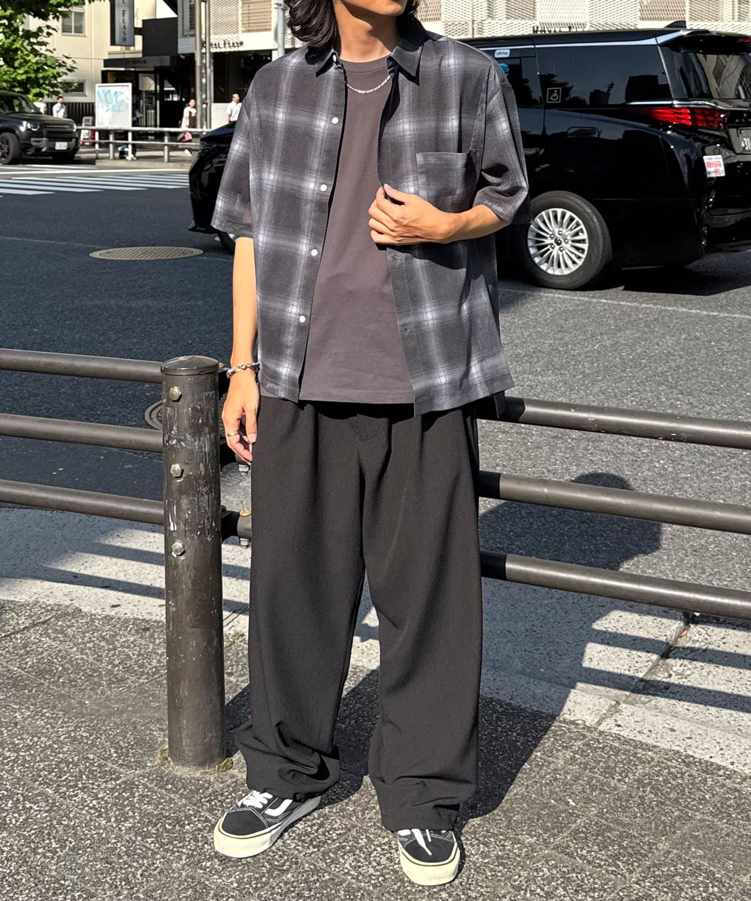 CIAOPANIC(チャオパニック) メッシュアソート柄ショートスリーブシャツ