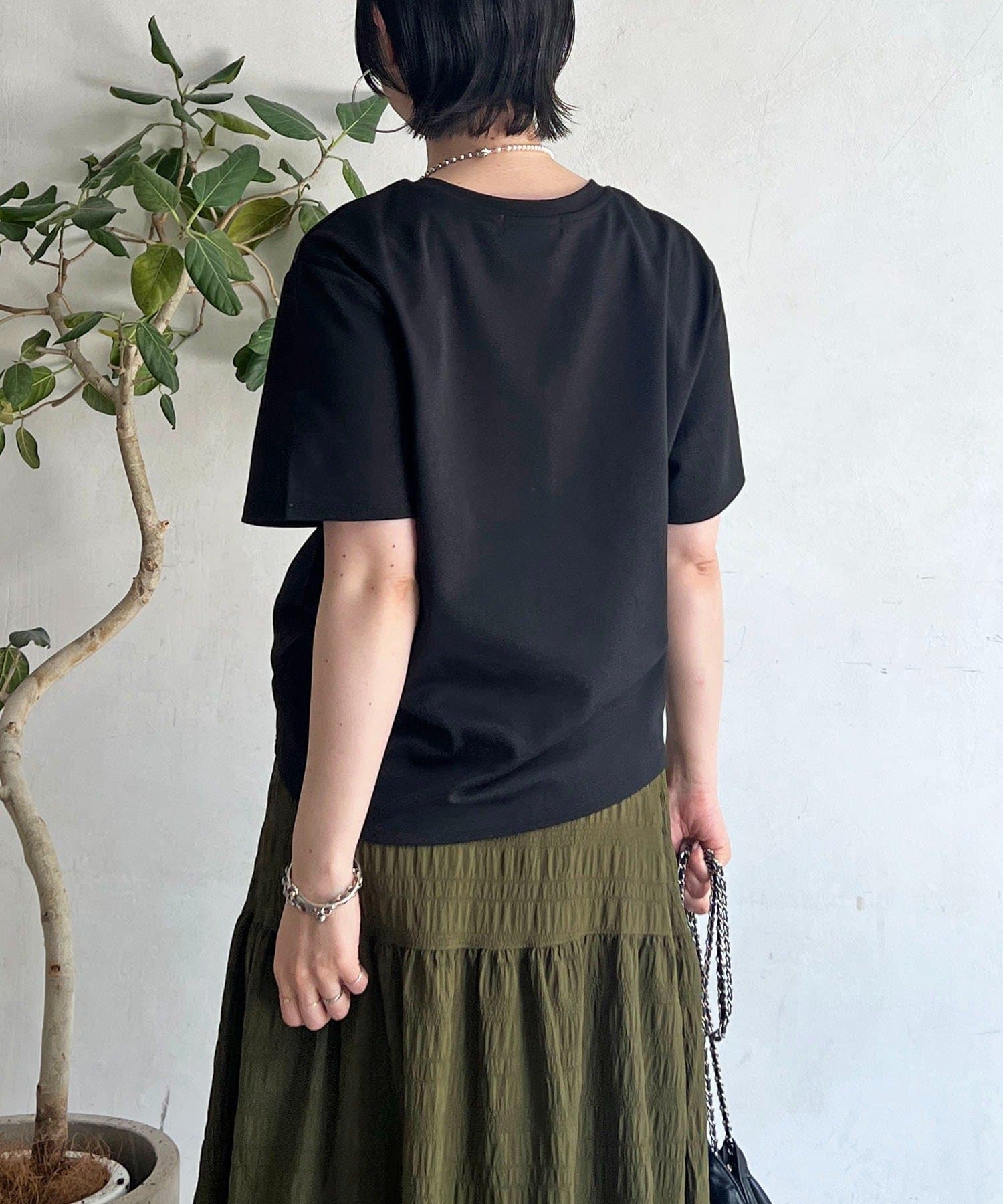 Croisiere(クロジエール) クールスムーズ刺繍TEE
