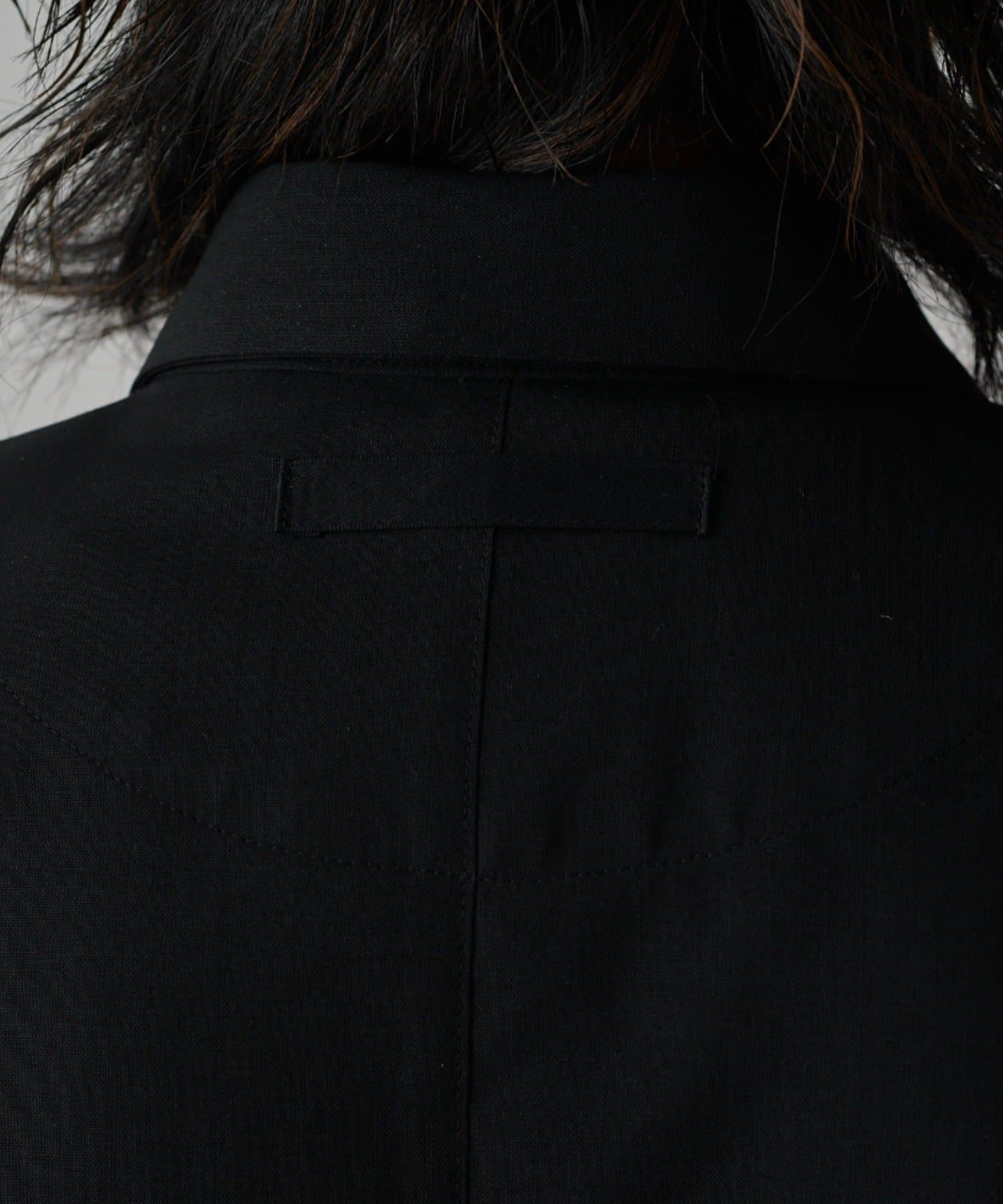 Lui's(ルイス) ウール混ドライタッチシアーシャツ