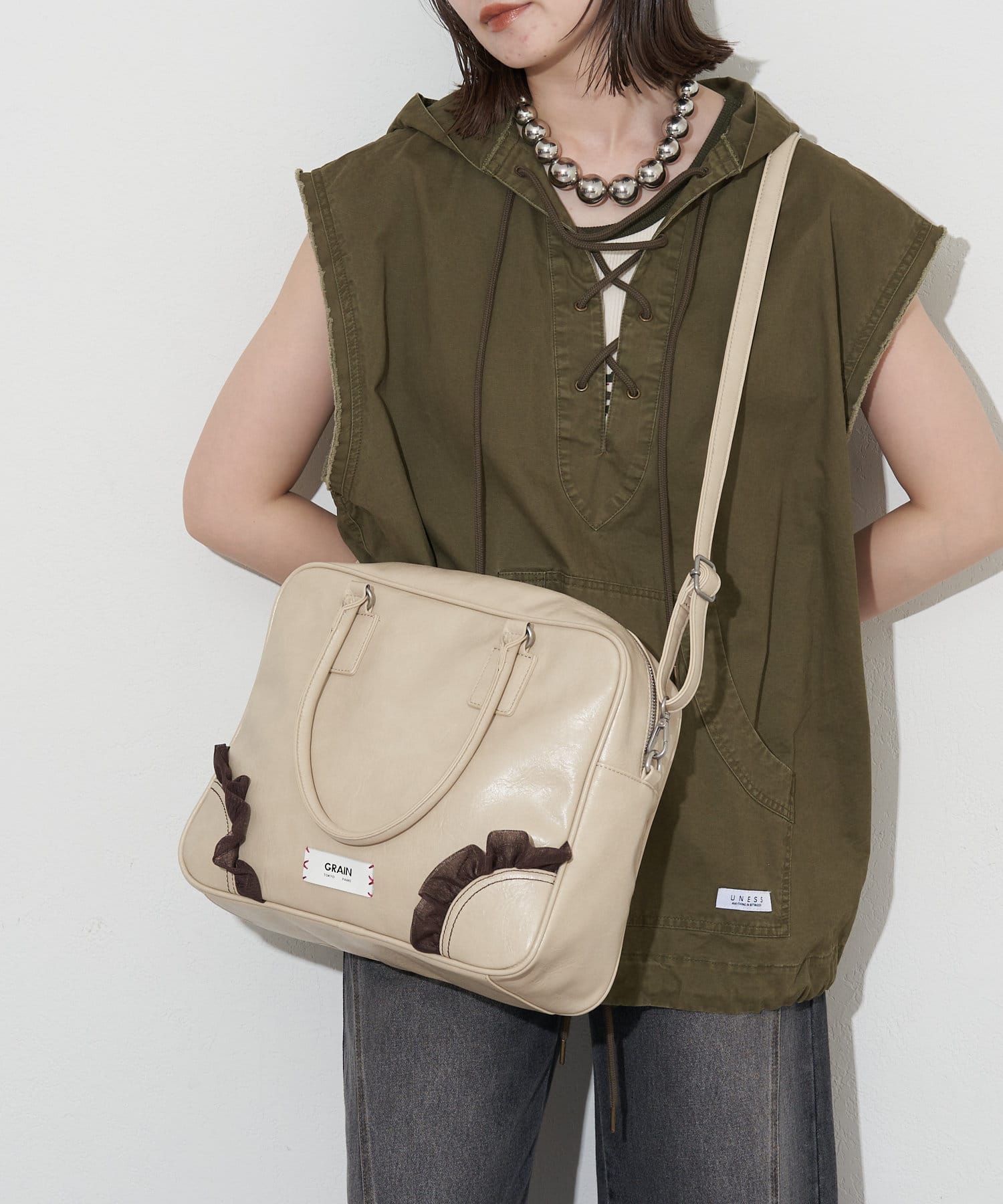 ちゅん うさちゃん付き合皮 BAG - Ank Rouge(アンクルージュ)の