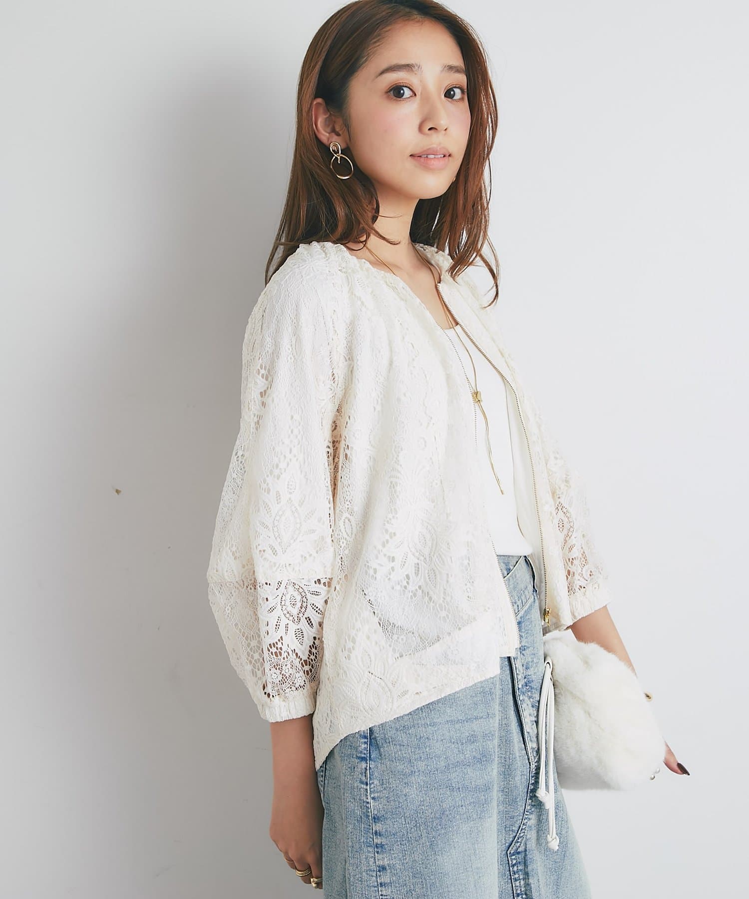 レースブルゾン ブルゾン アウター レースブルゾン レディース : ZOZOTOWN Yahoo