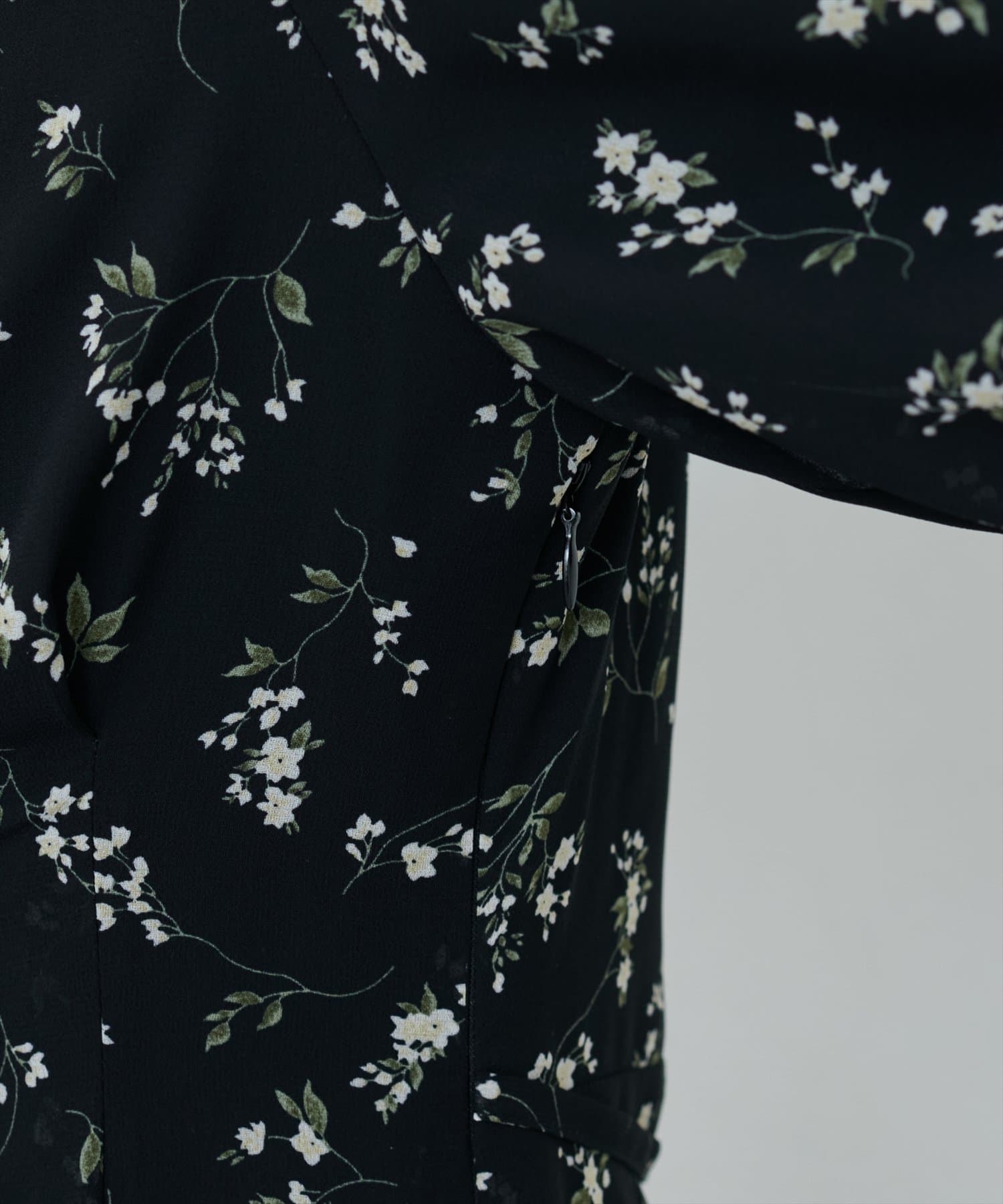 natural couture(ナチュラルクチュール) 【WEB限定】バルーンスリーブガーリーワンピース