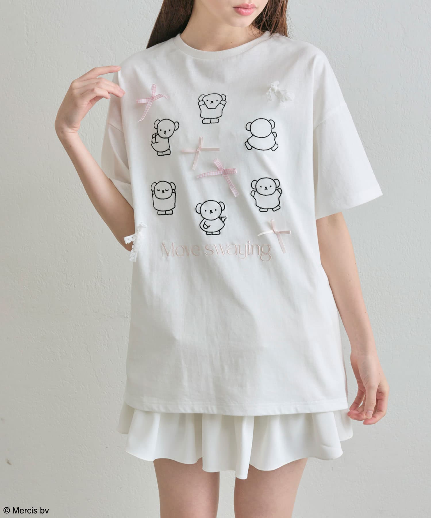 OLIVE des OLIVE(オリーブ デ オリーブ) miffy ribbon Big T
