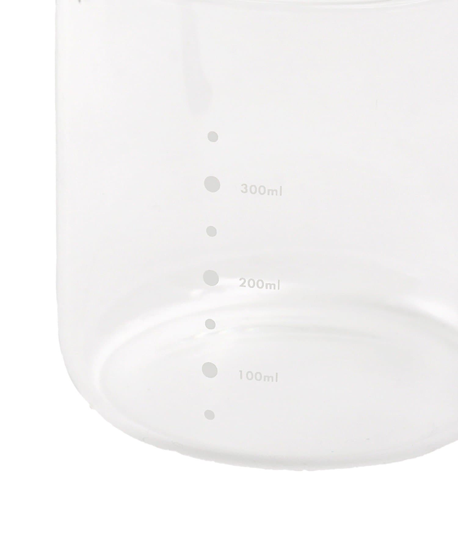 3COINS(スリーコインズ) 《電子レンジ対応》耐熱ガラス計量カップ：S（350ml）