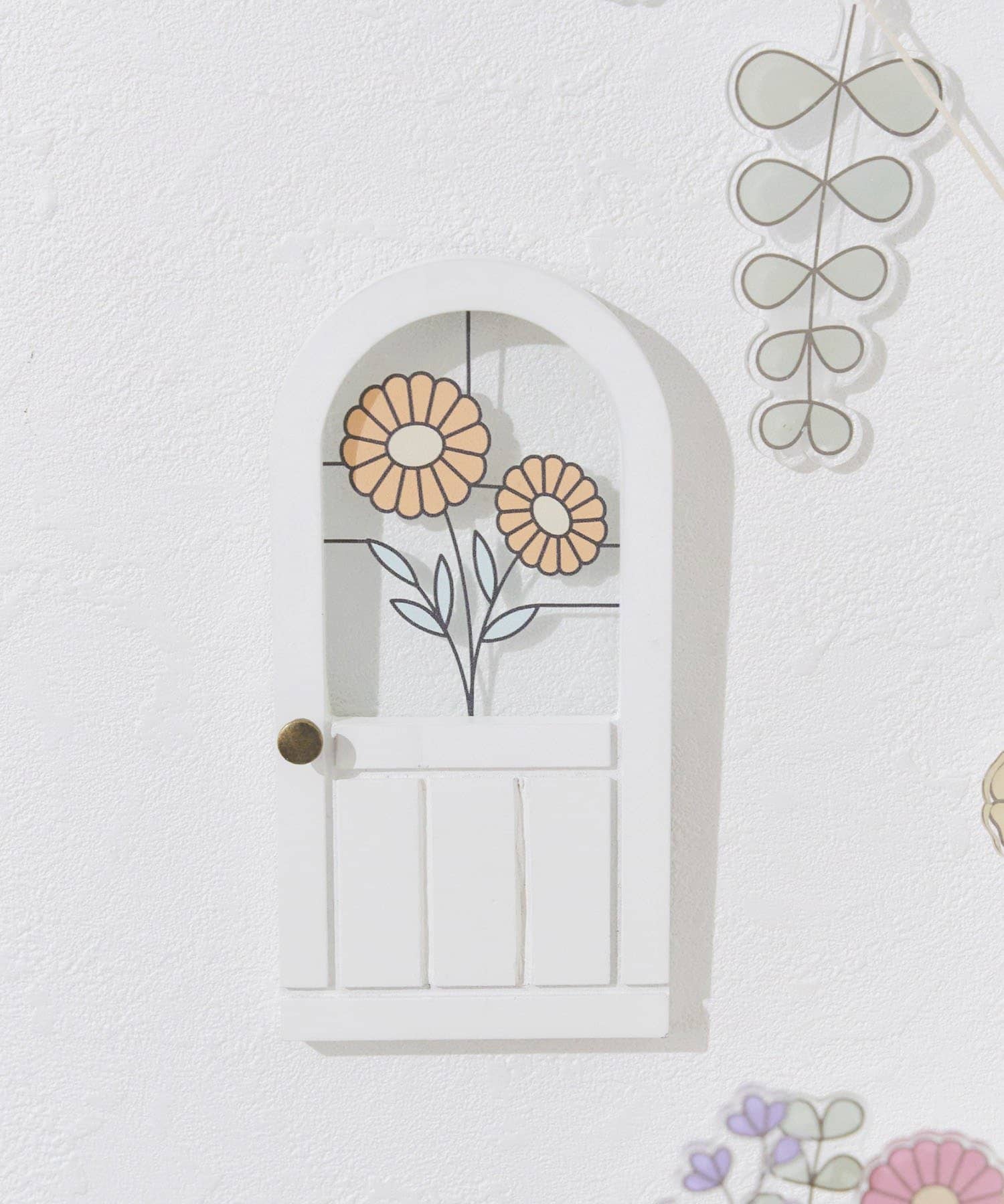 salut!(サリュ) アートドアオブジェ／Flower Art Glass