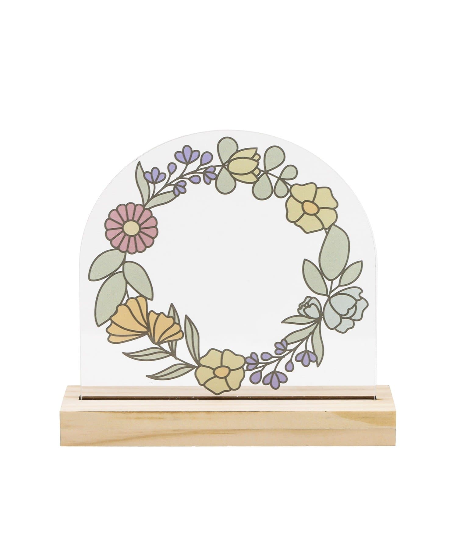 salut!(サリュ) アクリルフラワーフォトフレーム／Flower Art Glass