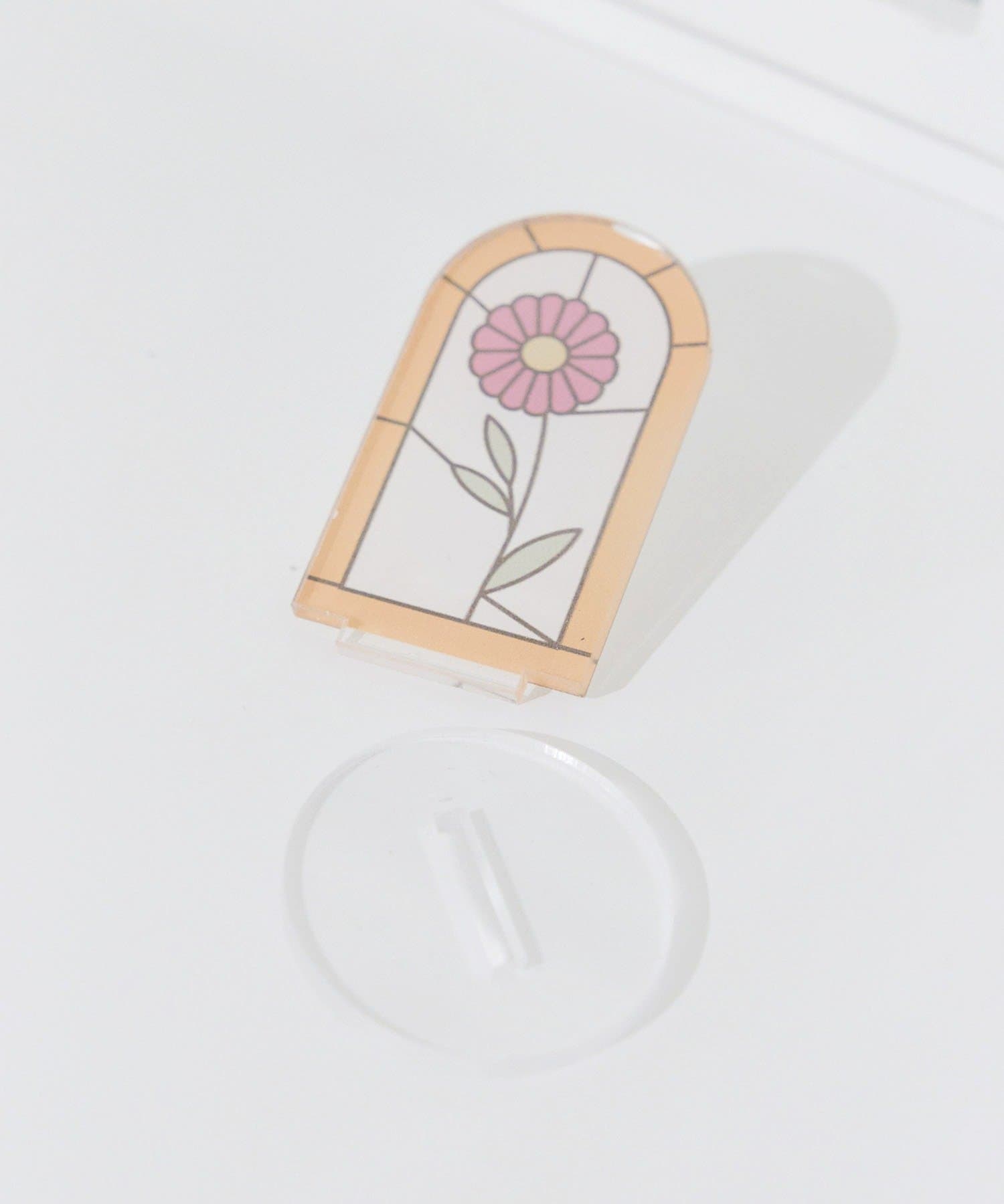 salut!(サリュ) アクリルスタンドクリップ／Flower Art Glass