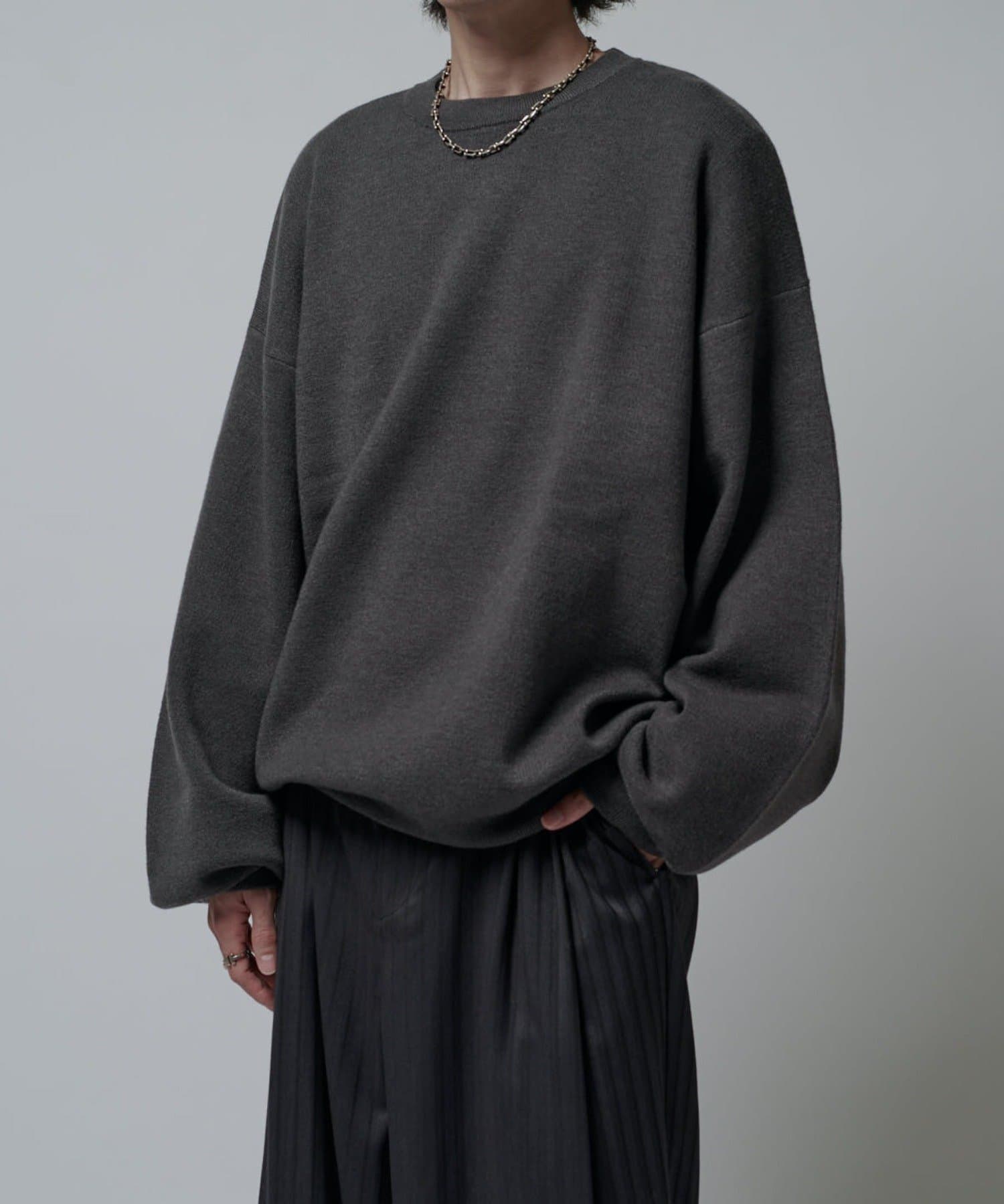 Lui's(ルイス) ウォッシャブルモダンBASICクルーネックニット
