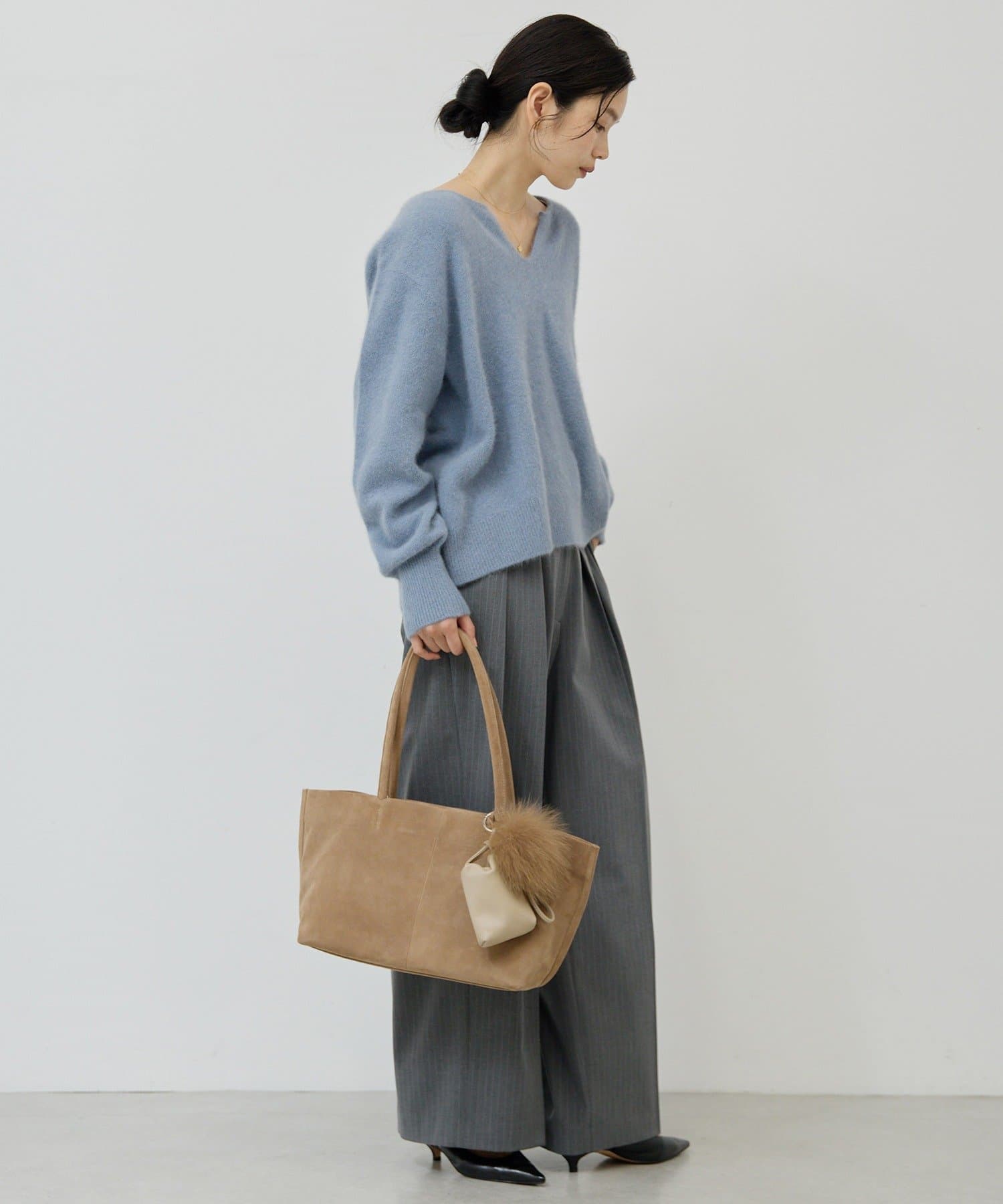 ファーウエストポーチ(最終値下げ') Aeta (アエタ) WAIST POUCH：S / ウエストポーチ S