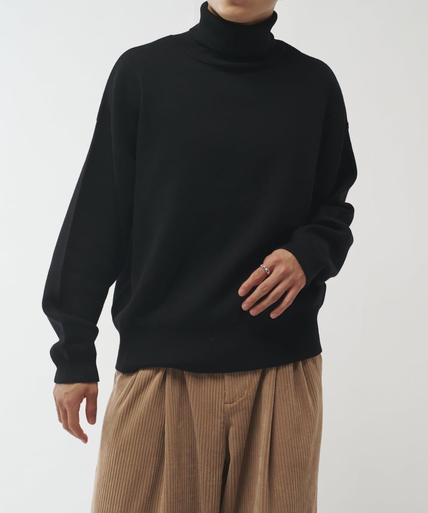 Lui's(ルイス) ウォッシャブルBIGニットタートル
