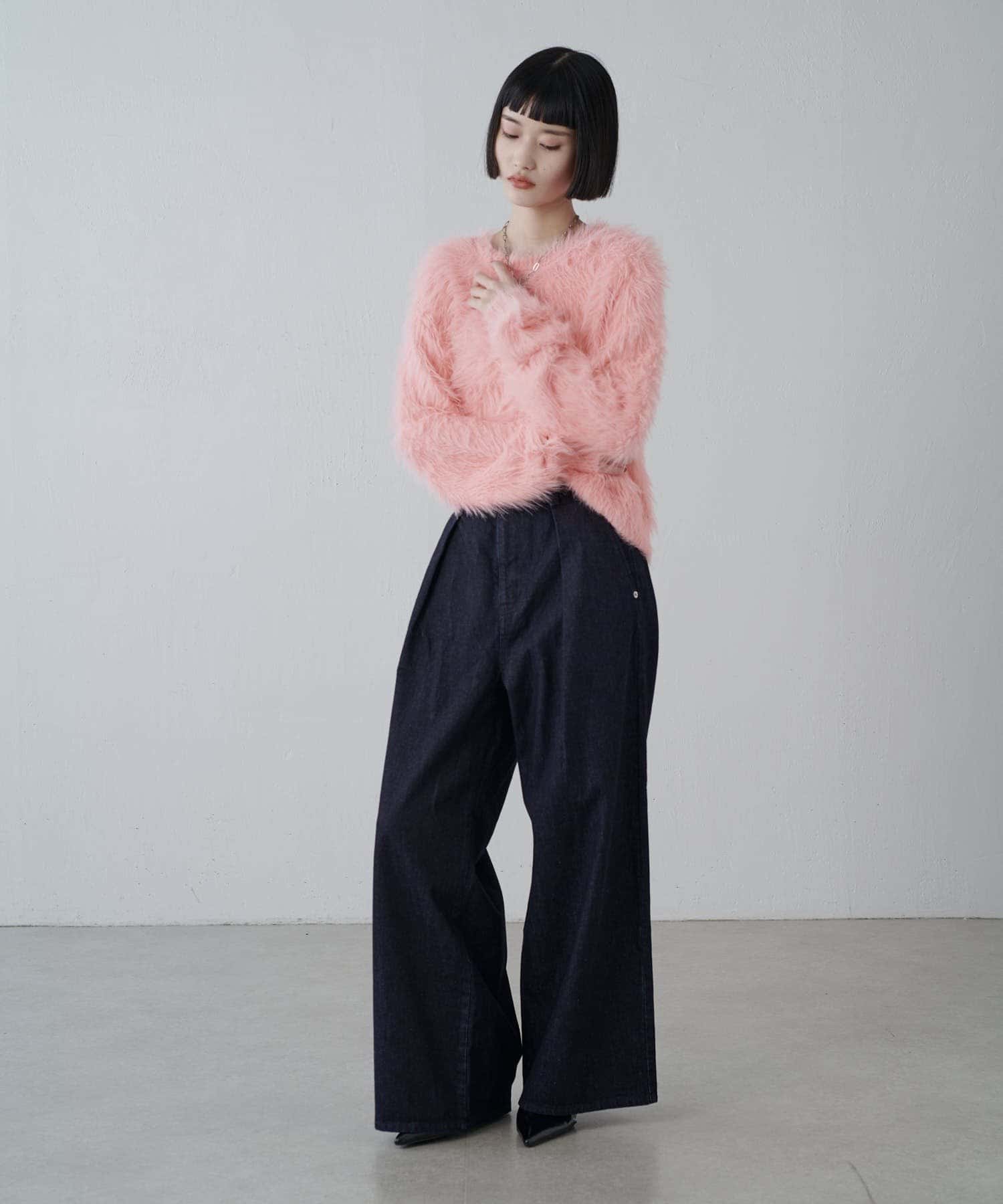 Lui's(ルイス) シャギークロップドニット