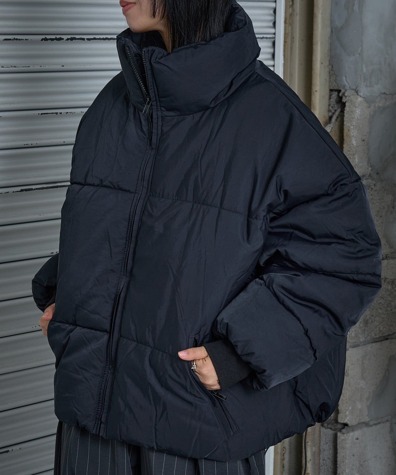 -goocy-(グーシー) スタンド中綿ジャケット