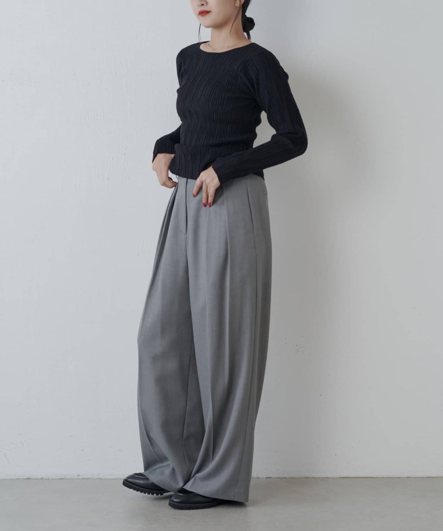 Lui's(ルイス) ストレッチタックスラックス